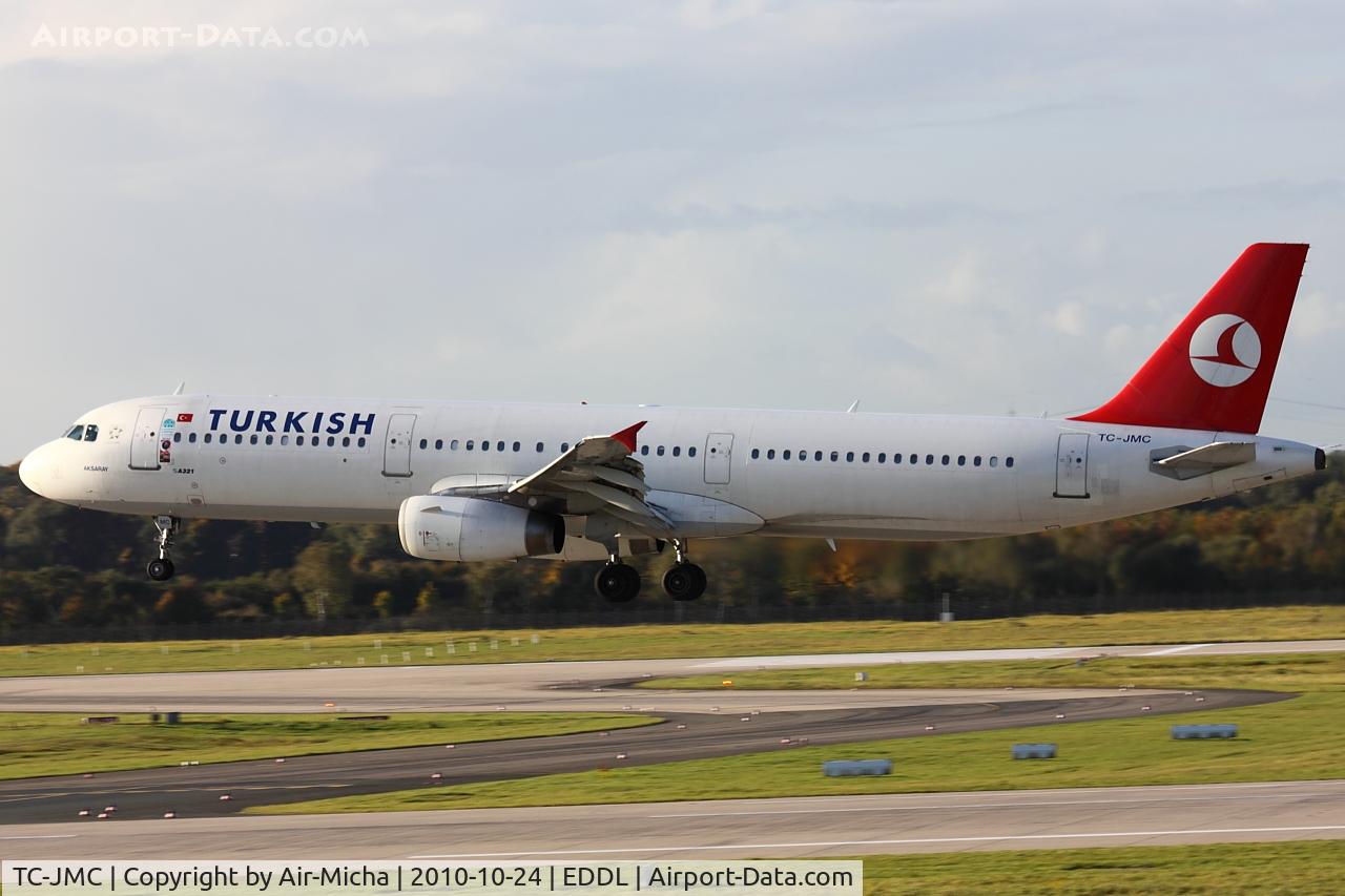 TC-JMC, 1998 Airbus A321-231 C/N 806, Turkish Airlines A321, Aircraft Name: Aksaray