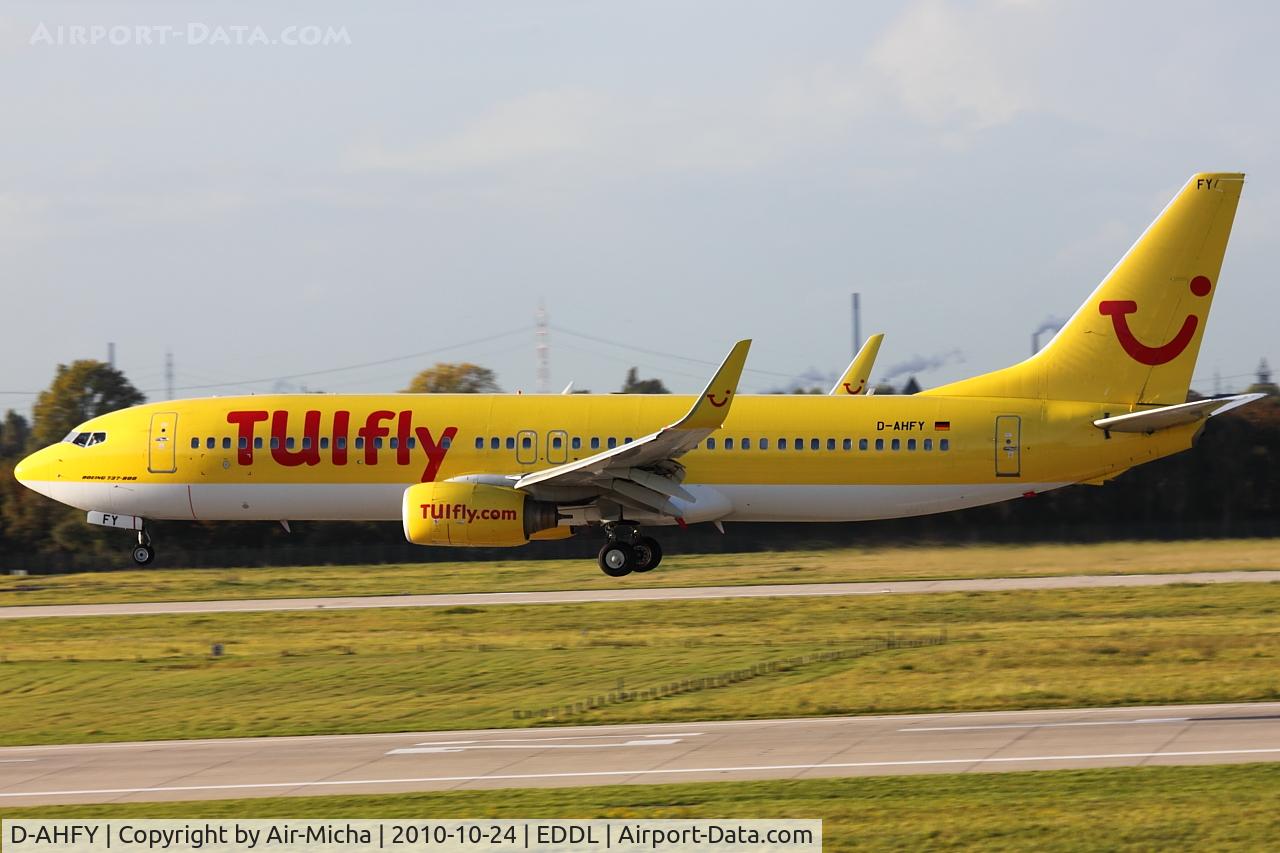 D-AHFY, 2001 Boeing 737-8K5 C/N 30417, Tuifly Boeing 737