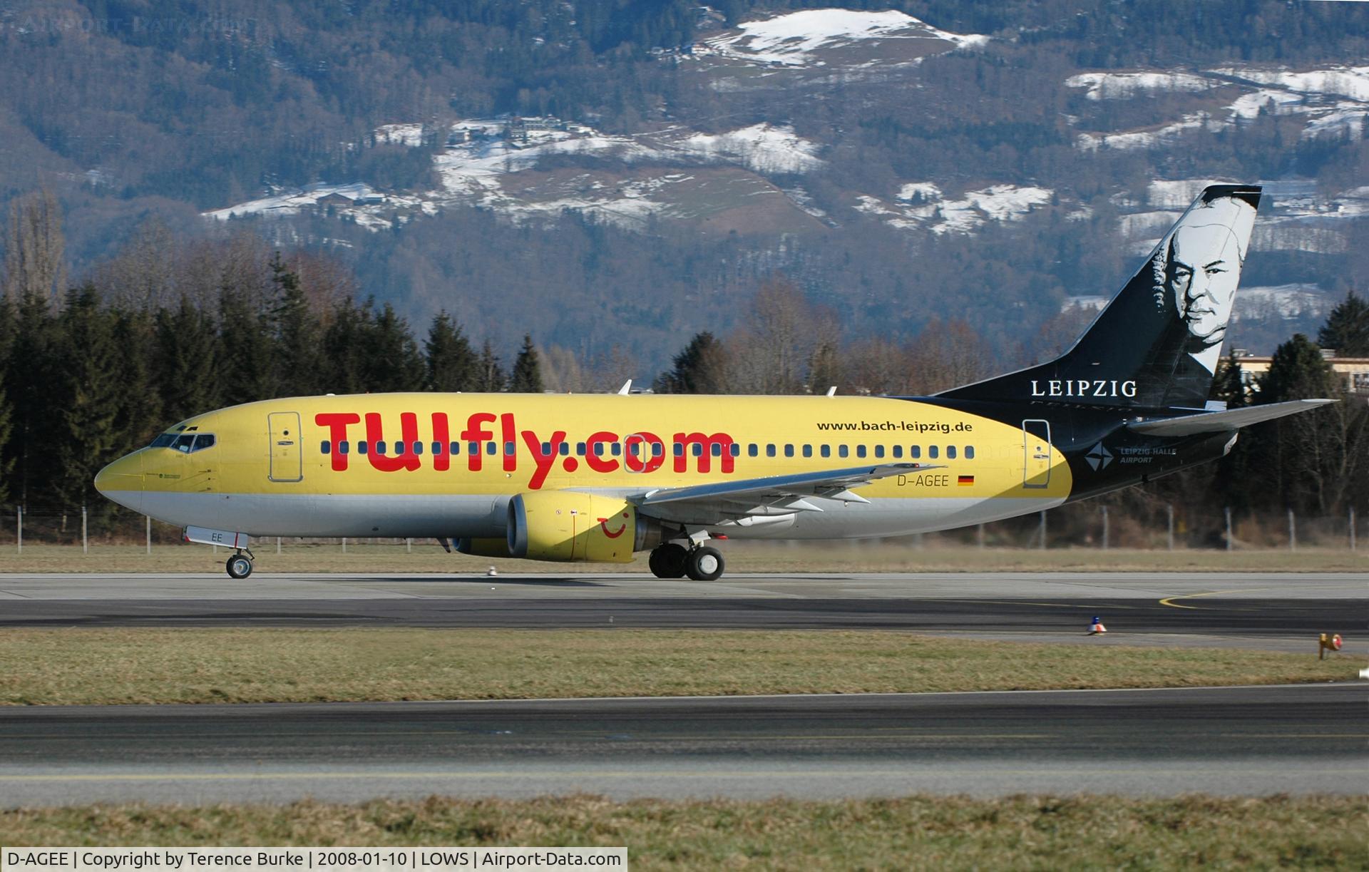 D-AGEE, 1988 Boeing 737-35B C/N 24238, Salzburg