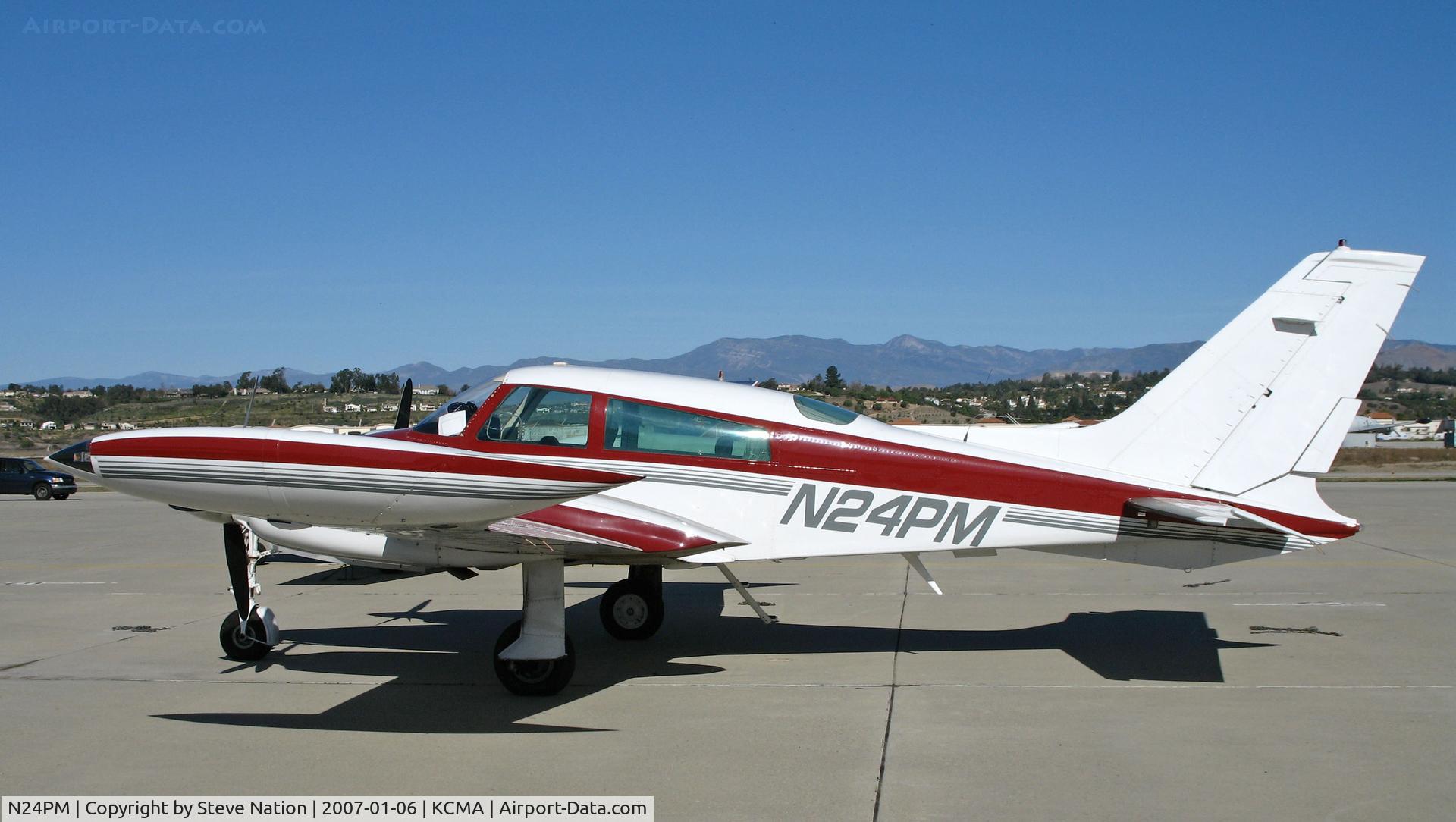 N24PM, 1973 Cessna 310Q C/N 310Q0705, 1973 Cessna 310Q on visitors ramp