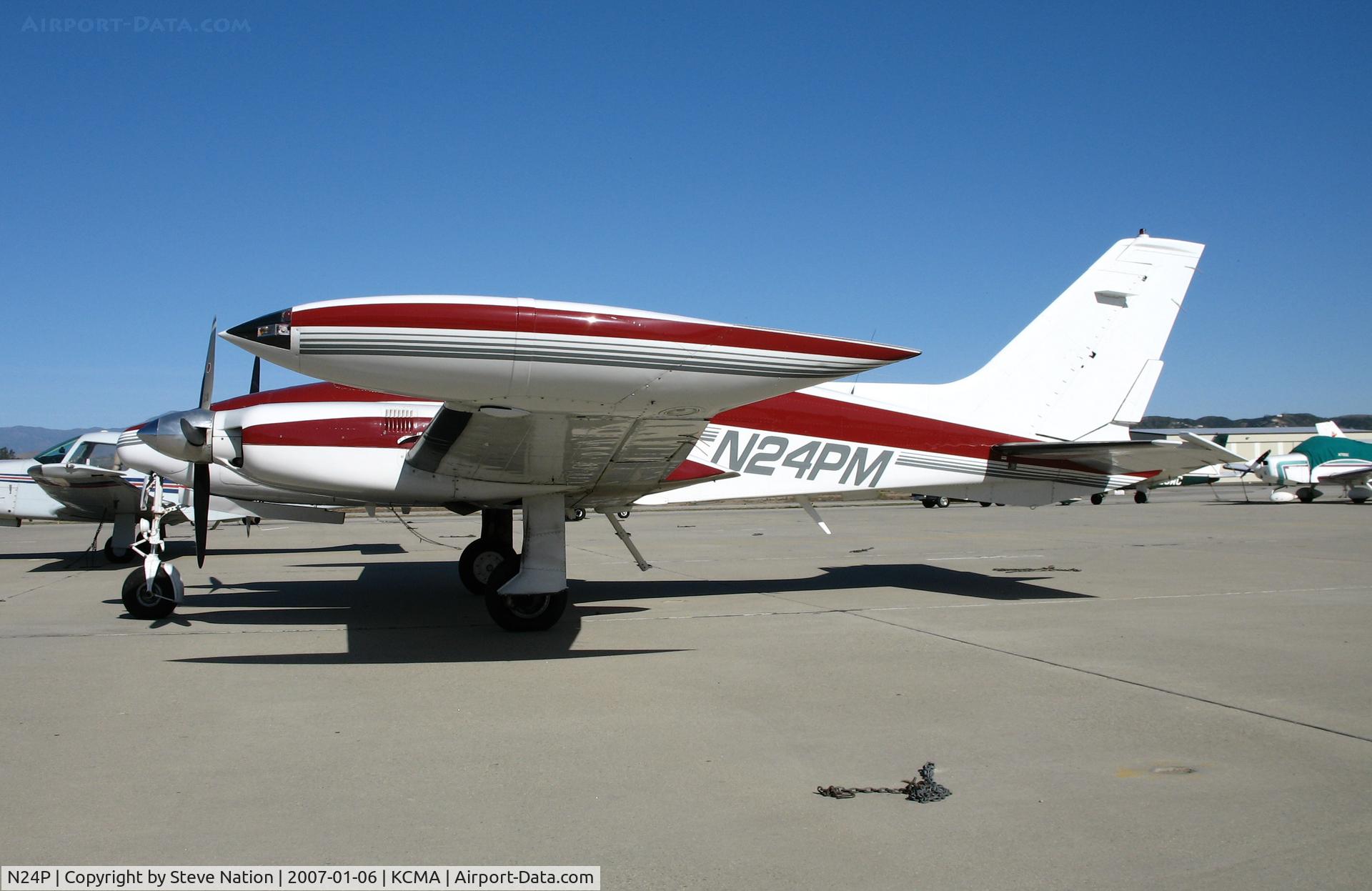 N24PM, 1973 Cessna 310Q C/N 310Q0705, 1973 Cessna 310Q on visitors ramp