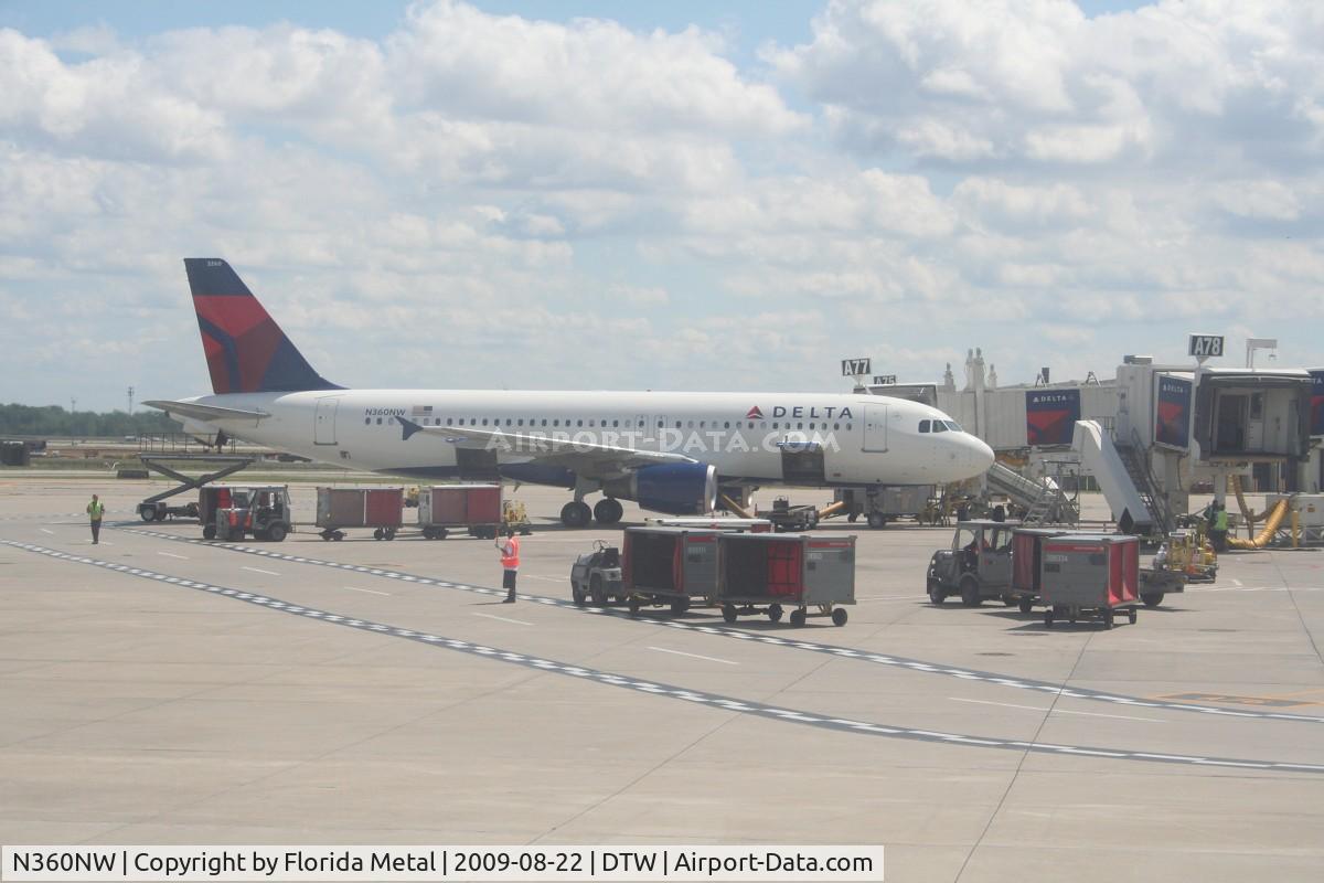 N360NW, 1998 Airbus A320-212 C/N 0903, Delta A320