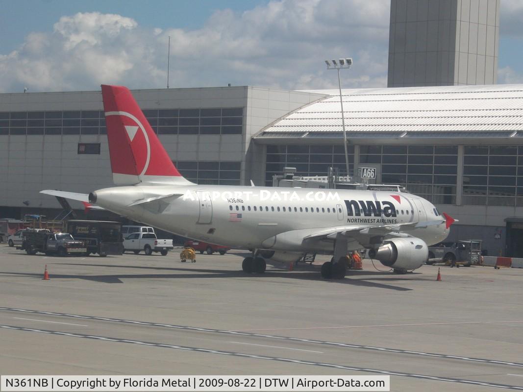 N361NB, 2003 Airbus A319-114 C/N 1976, Northwest A319
