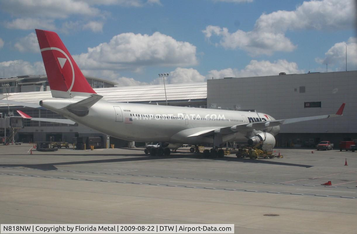N818NW, 2007 Airbus A330-323 C/N 0857, Northwest A330