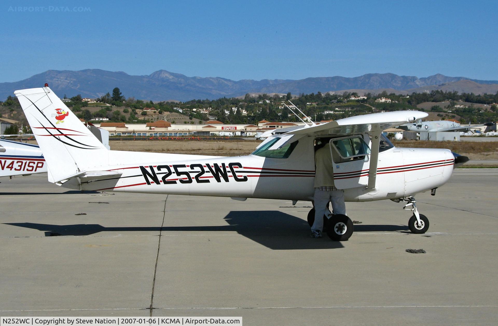 N252WC, 1979 Cessna 152 C/N 15284145, Locally-based Western Cardinal 1979 Cessna 172 just returned from training flight