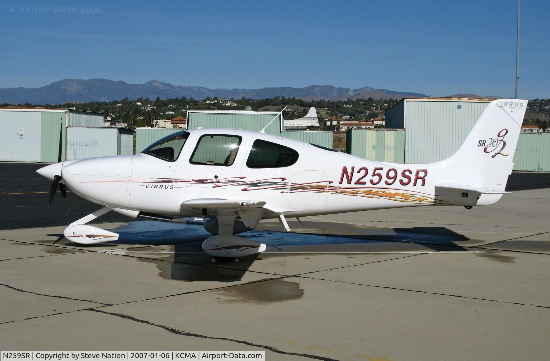 N259SR, 2006 Cirrus SR20 C/N 1749, Locally-based World Wide Phone Pops (no titles) Cirrus Design SR20