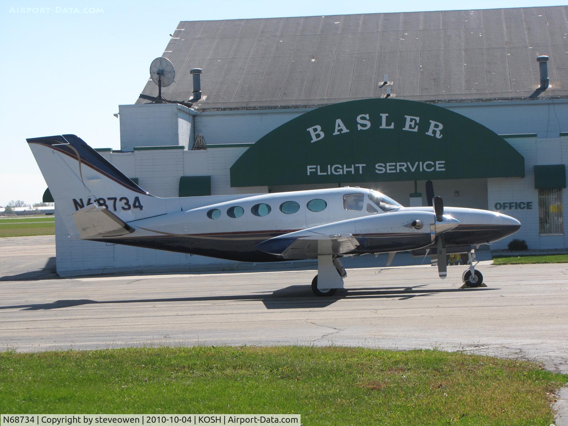 N68734, 1983 Cessna 425 Conquest I C/N 425-0182, Basler FBO @ Oshkosh