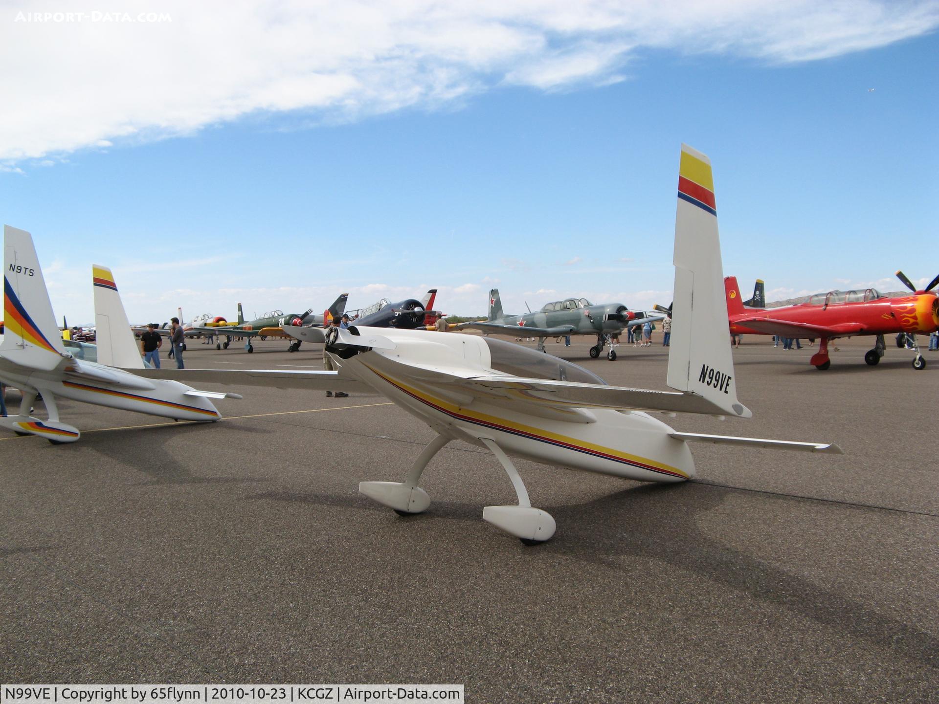 N99VE, 1980 Rutan VariEze C/N 1180, Note the clean lines of Gary's bottom cowling.  You can see the 