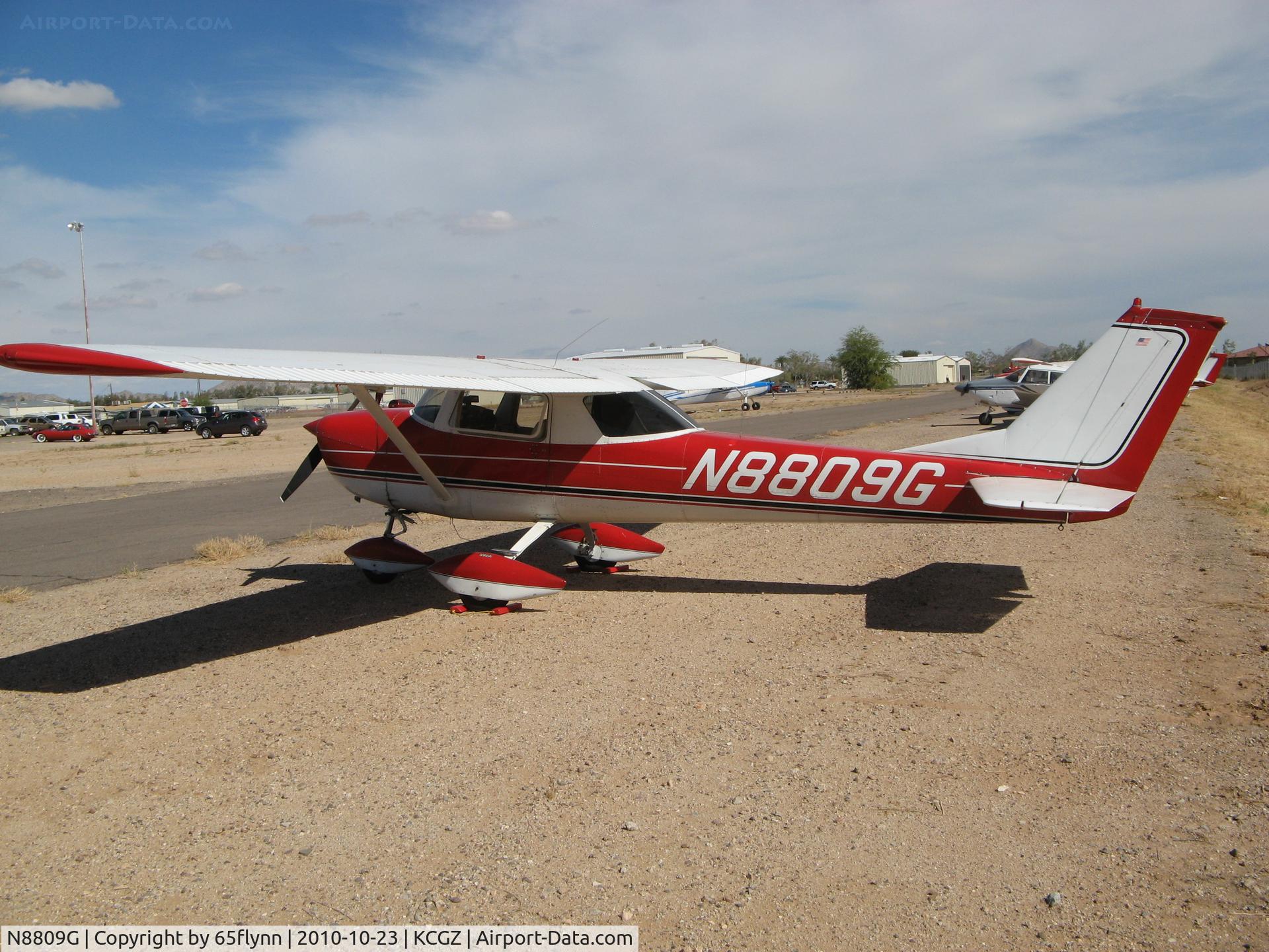 N8809G, 1966 Cessna 150F C/N 15062909, Nice looking 150 at Copper State 2010.