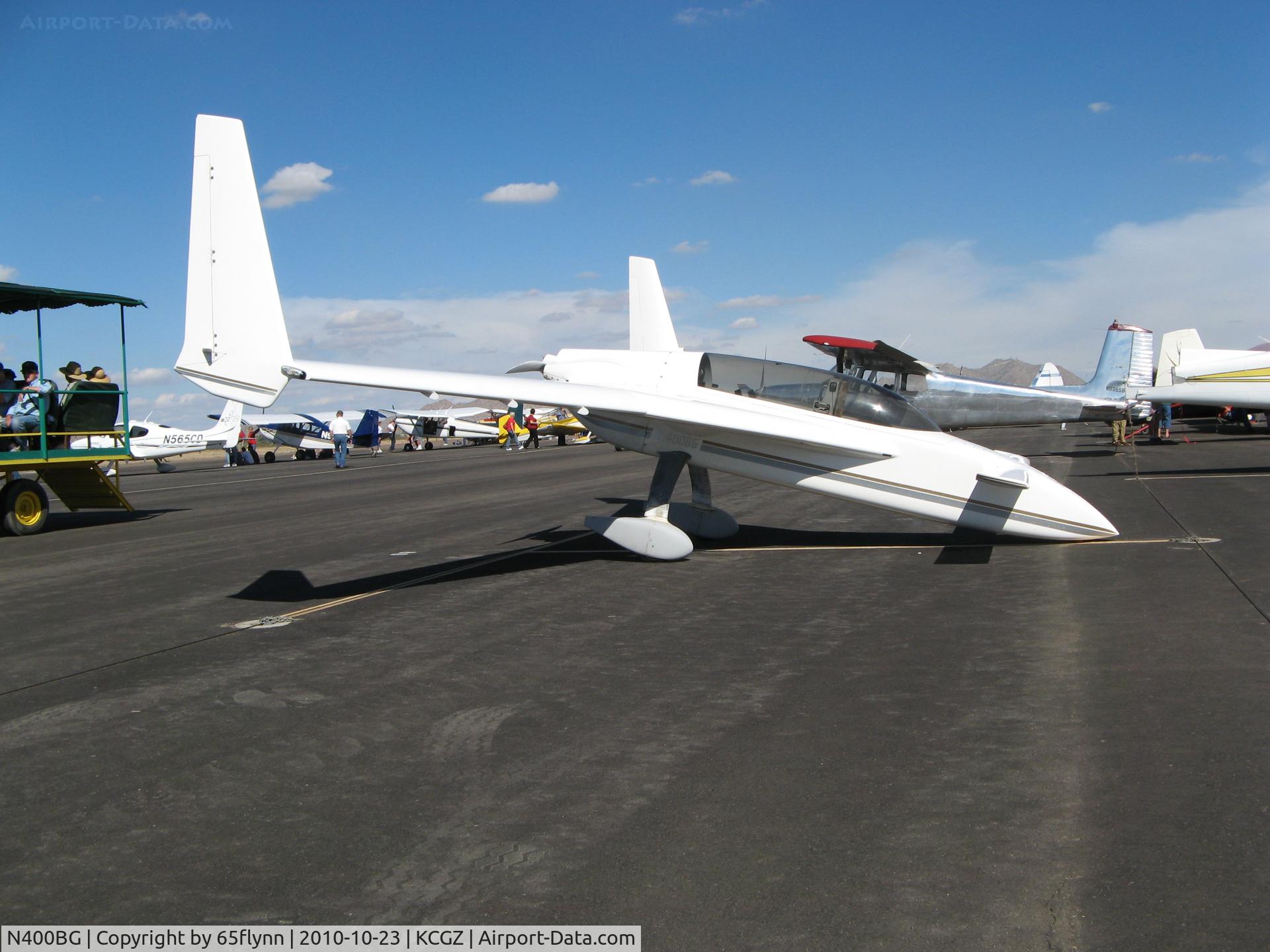 N400BG, 1990 Rutan Long-EZ C/N 01-BG, Copper State 2010.
