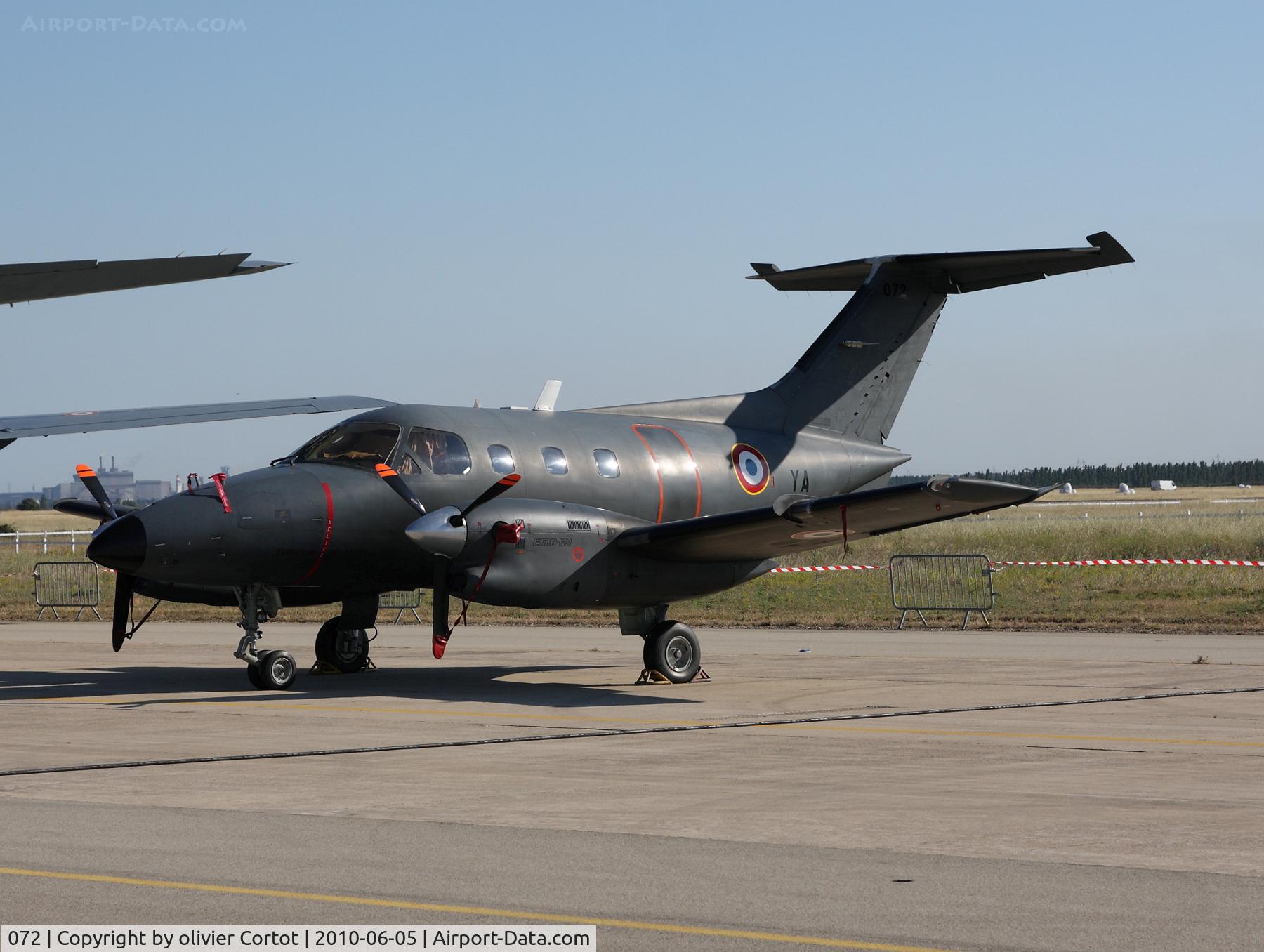 072, Embraer EMB-121AA Xingu C/N 121072, YA code, static display of istres 2010 airshow