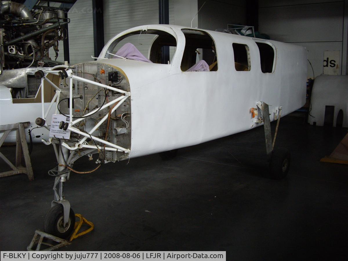F-BLKY, Matra Moynet M-360-6 Jupiter C/N 03, on restoration at Angers
