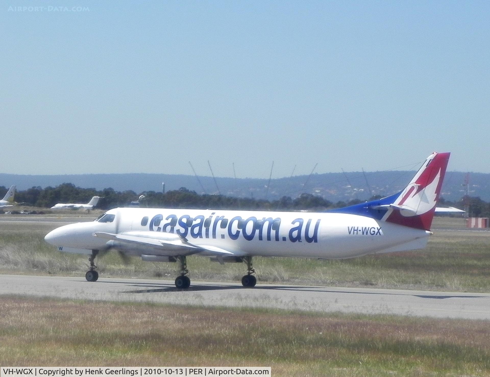 VH-WGX, 1979 Swearingen SA-226TC Metro II C/N TC-312, CASAIR , Arrival at Perth