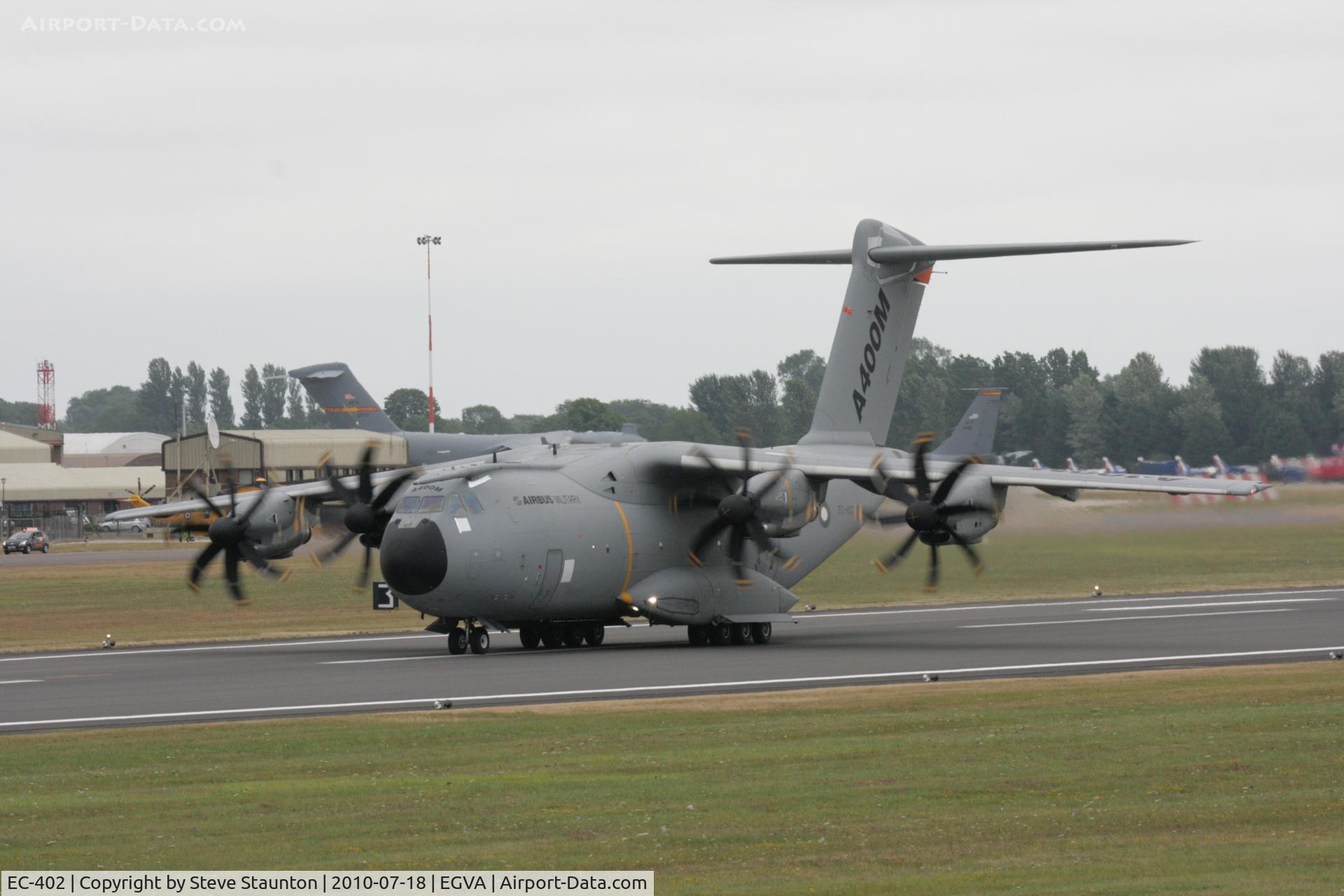 EC-402, 2010 Airbus A400M Atlas C/N 002, Taken at the Royal International Air Tattoo 2010