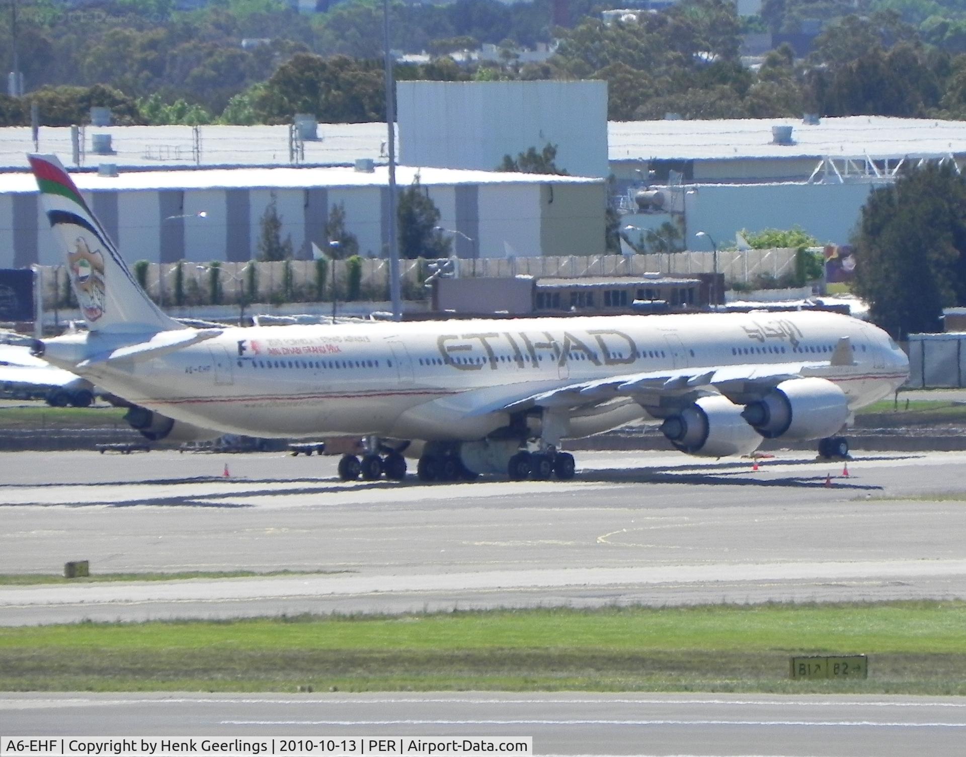 A6-EHF, 2007 Airbus A340-642X C/N 837, Etihad Airways