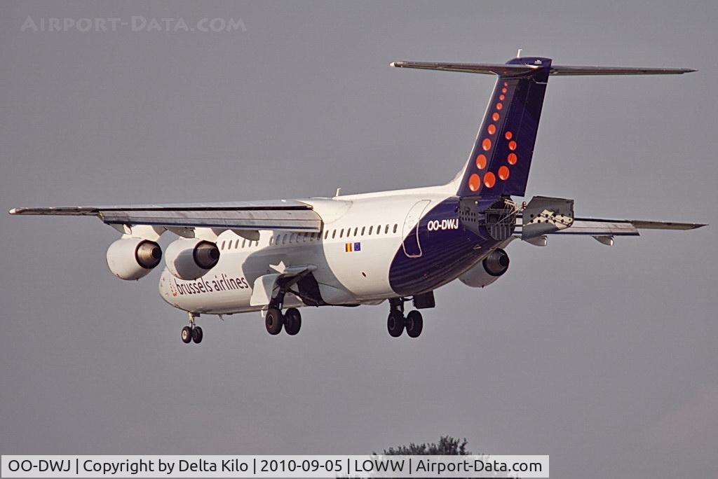 OO-DWJ, 1999 British Aerospace Avro 146-RJ100 C/N E3355, BEL [SN] Brussels Airlines