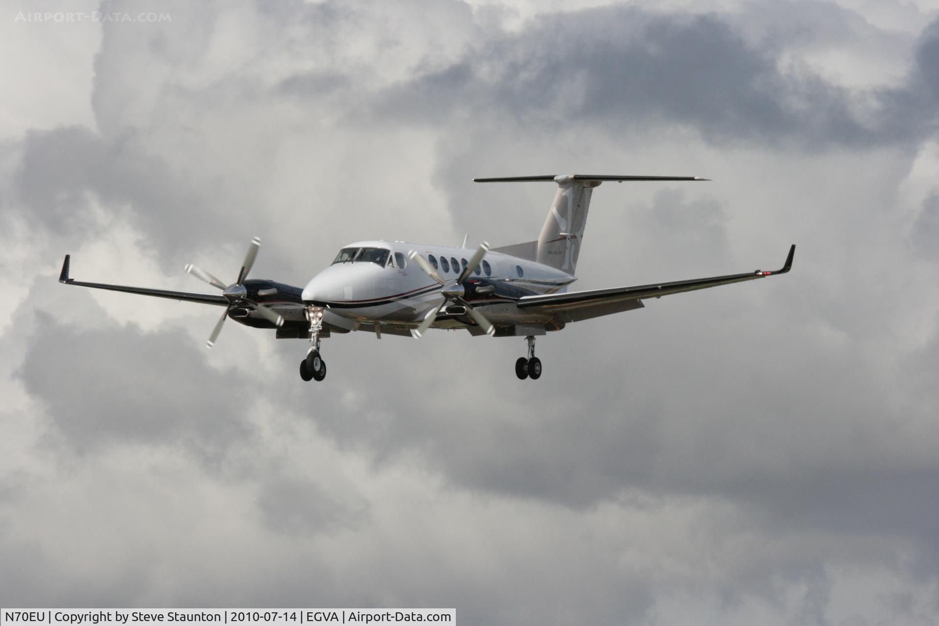 N70EU, Hawker Beechcraft 350 King Air (B300) C/N FL-700, Taken at the Royal International Air Tattoo 2010