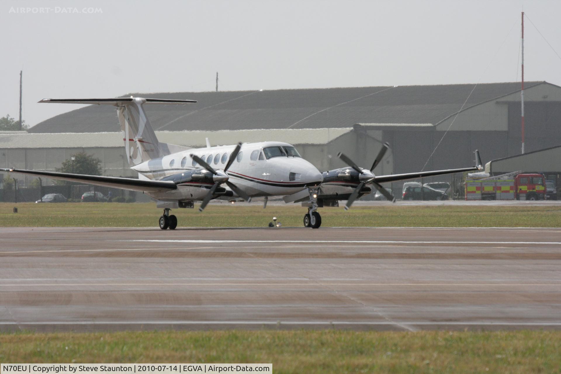 N70EU, Hawker Beechcraft 350 King Air (B300) C/N FL-700, Taken at the Royal International Air Tattoo 2010