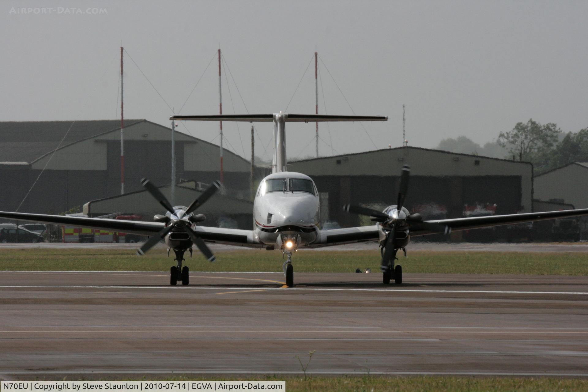 N70EU, Hawker Beechcraft 350 King Air (B300) C/N FL-700, Taken at the Royal International Air Tattoo 2010
