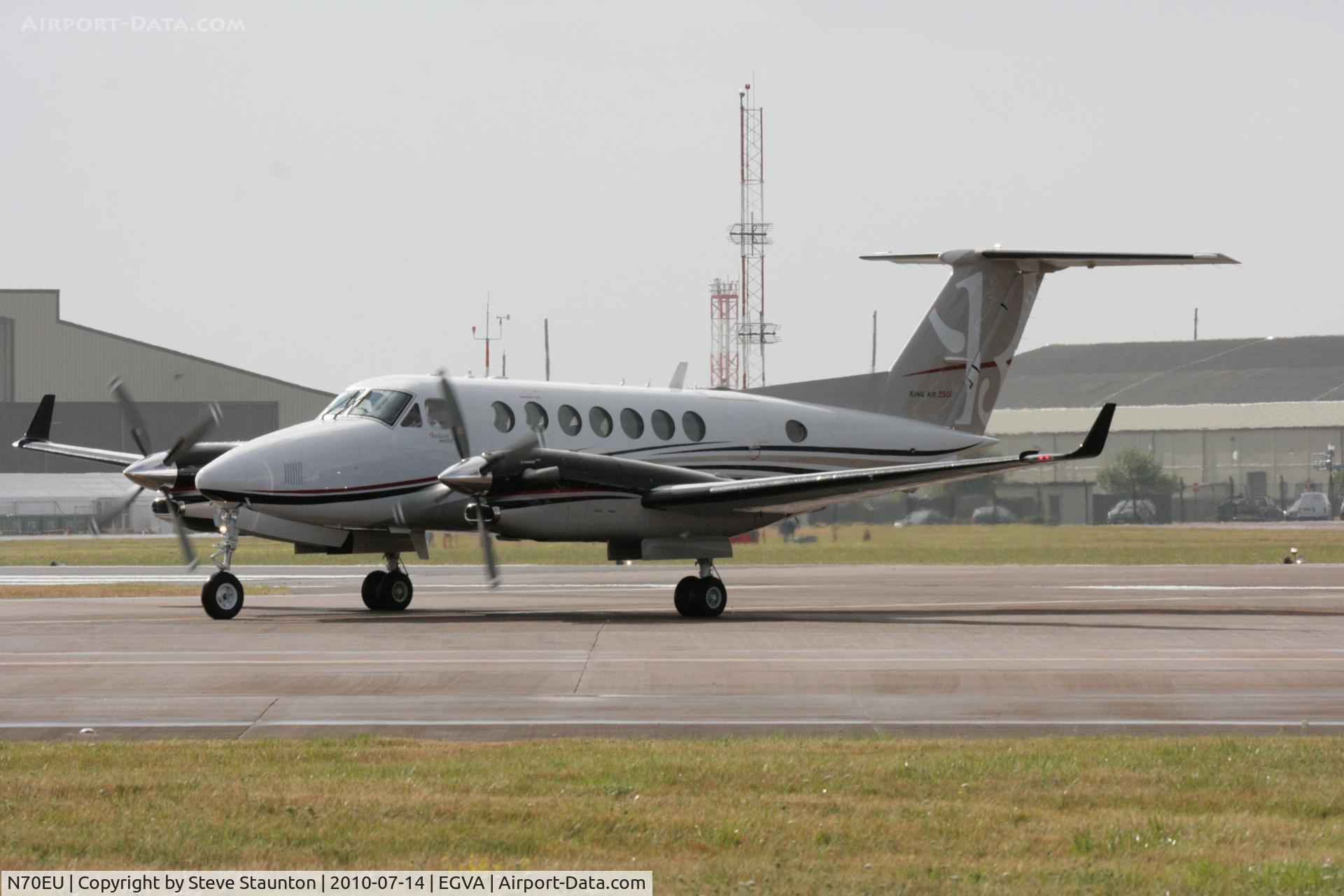 N70EU, Hawker Beechcraft 350 King Air (B300) C/N FL-700, Taken at the Royal International Air Tattoo 2010
