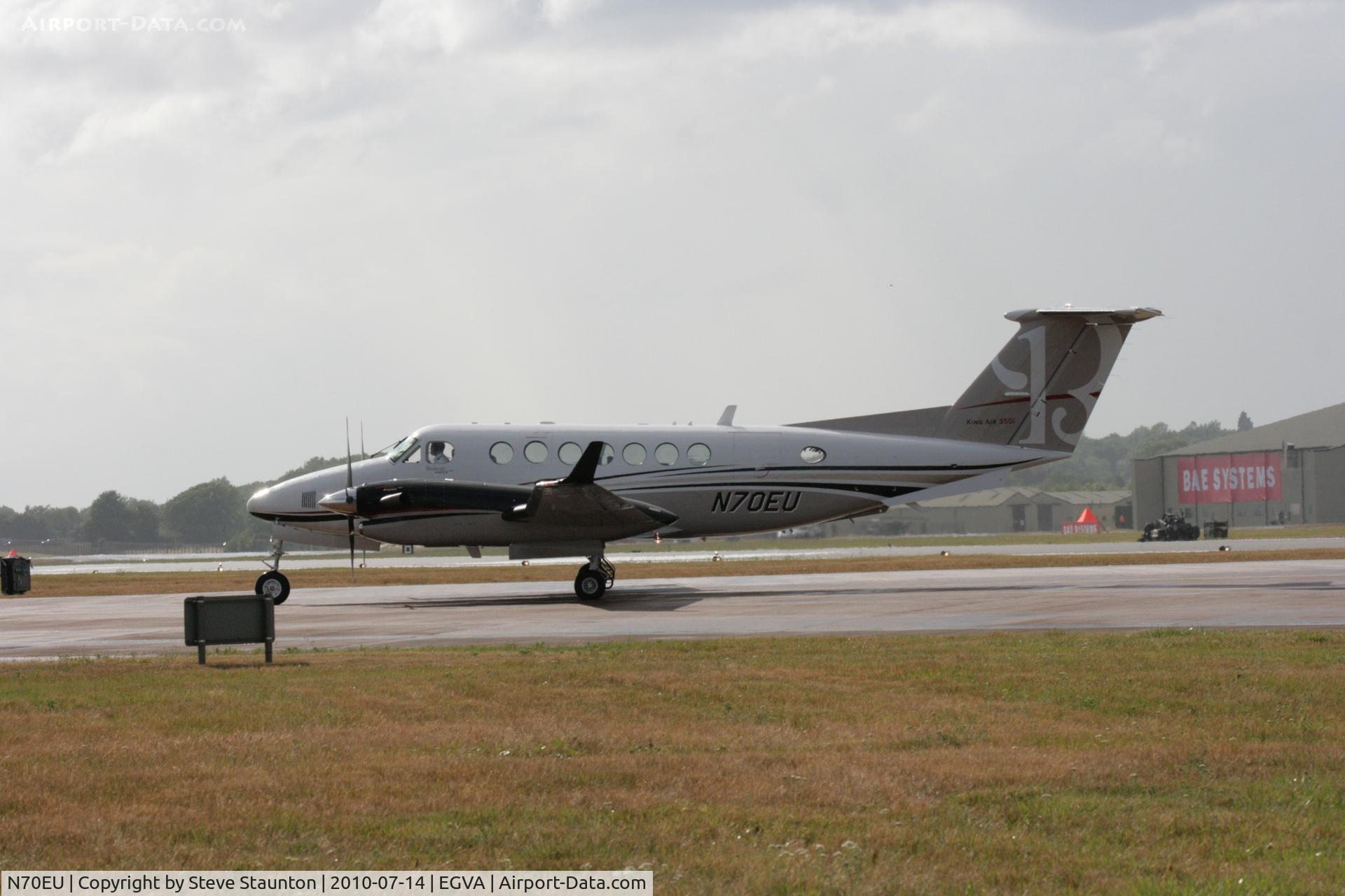 N70EU, Hawker Beechcraft 350 King Air (B300) C/N FL-700, Taken at the Royal International Air Tattoo 2010