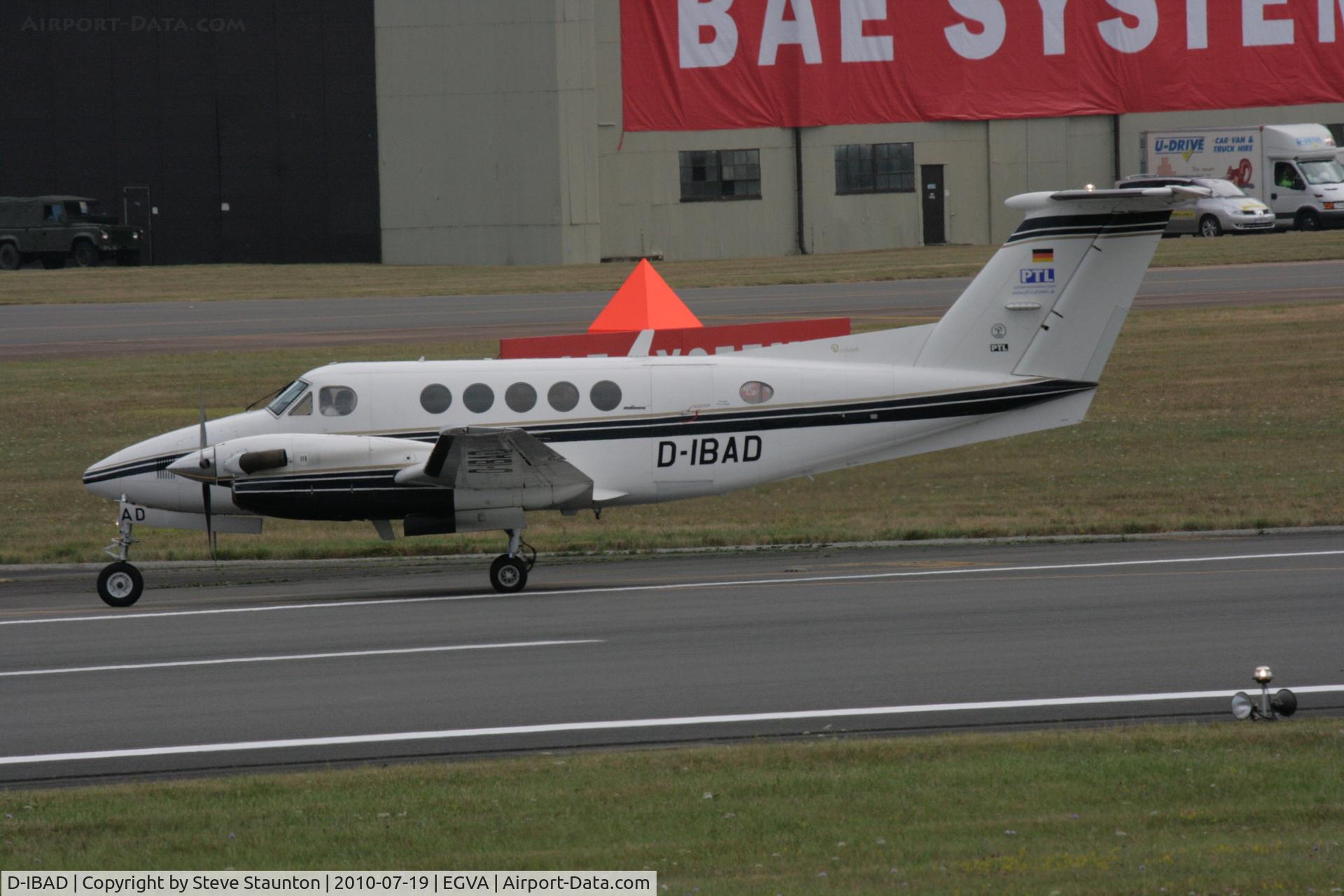 D-IBAD, 1985 Beech B200 Super King Air King Air C/N BB-1229, Taken at the Royal International Air Tattoo 2010