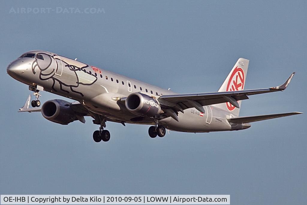 OE-IHB, 2009 Embraer 190LR (ERJ-190-100LR) C/N 19000294, NLY [HG] flyNiki