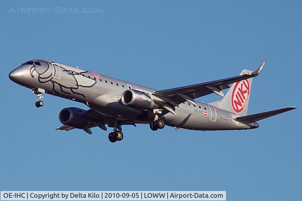 OE-IHC, 2010 Embraer 190LR (ERJ-190-100LR) C/N 19000349, NLY [HG] flyNiki