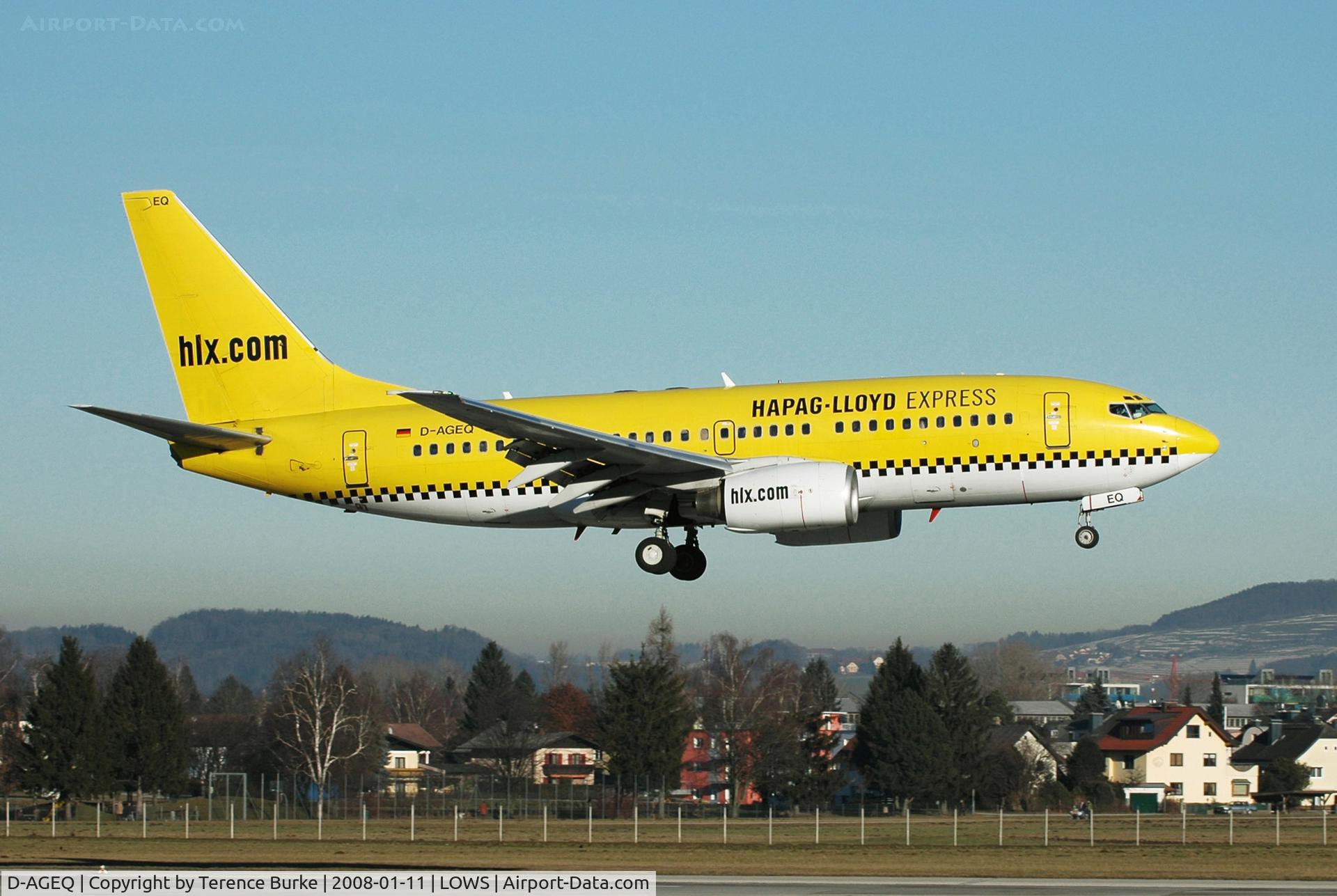 D-AGEQ, 1998 Boeing 737-75B C/N 28103, Salzburg