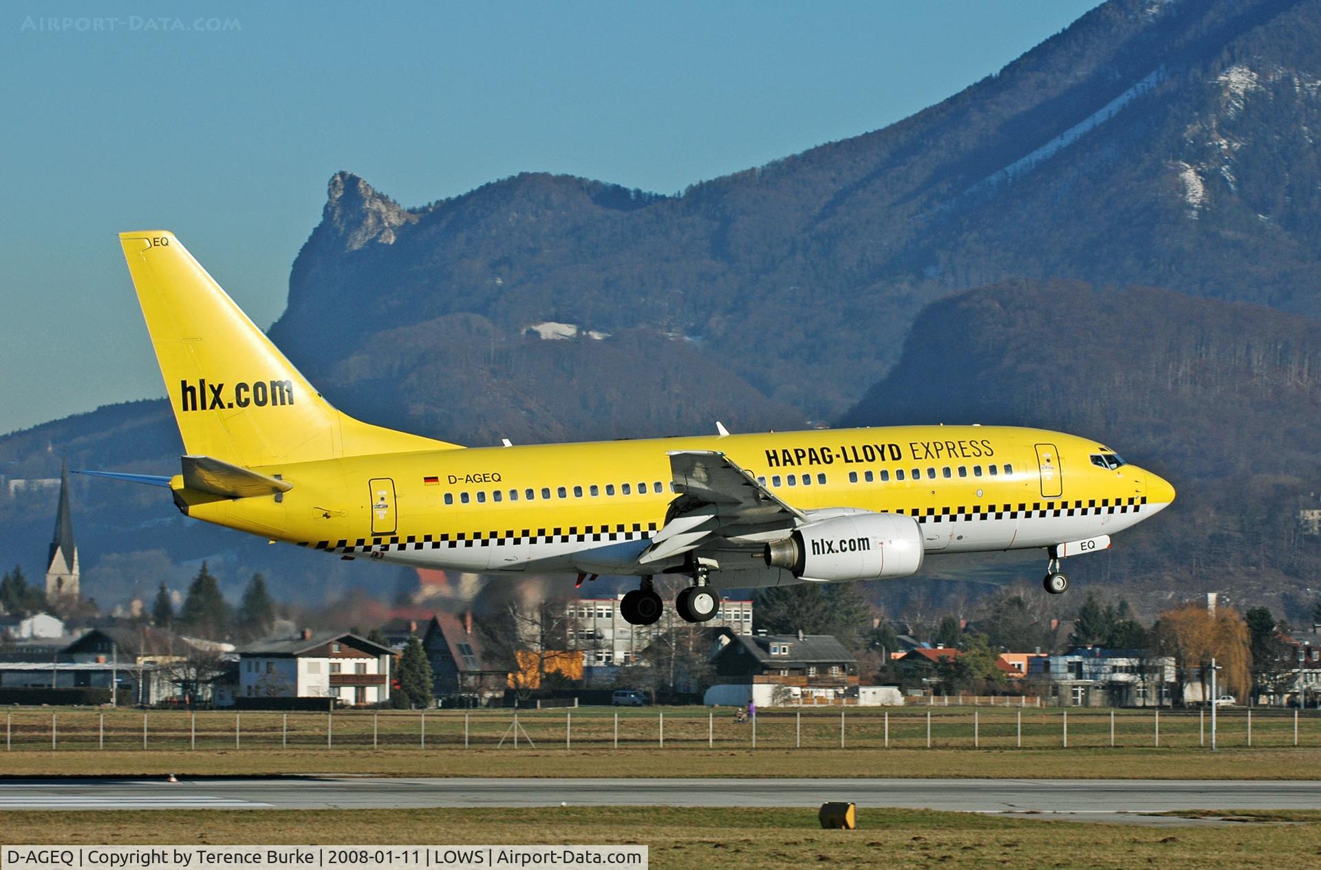 D-AGEQ, 1998 Boeing 737-75B C/N 28103, Salzburg
