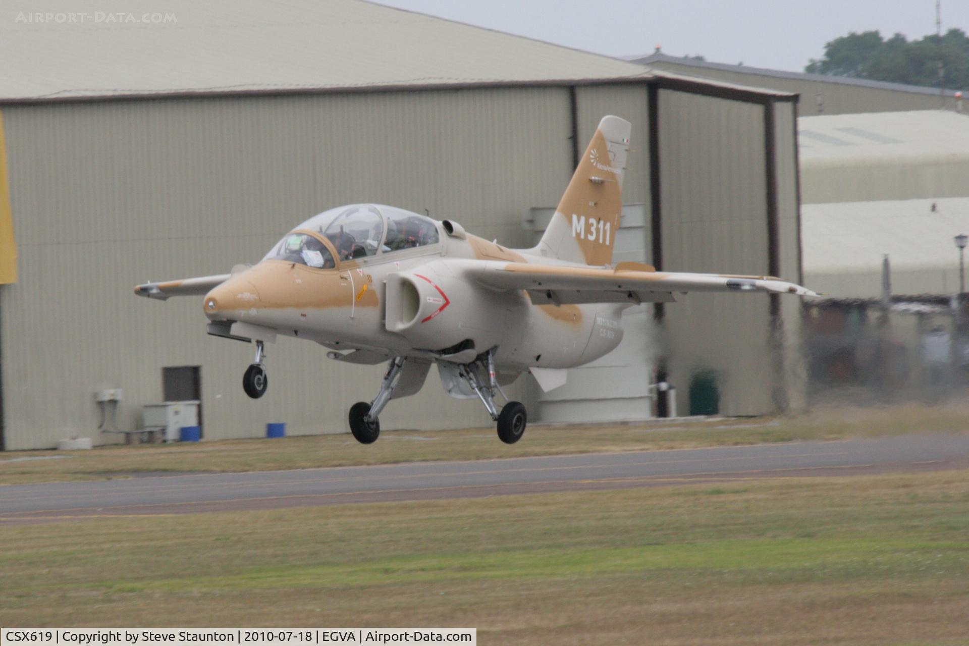 CSX619, Aermacchi M-311 C/N 201, Taken at the Royal International Air Tattoo 2010