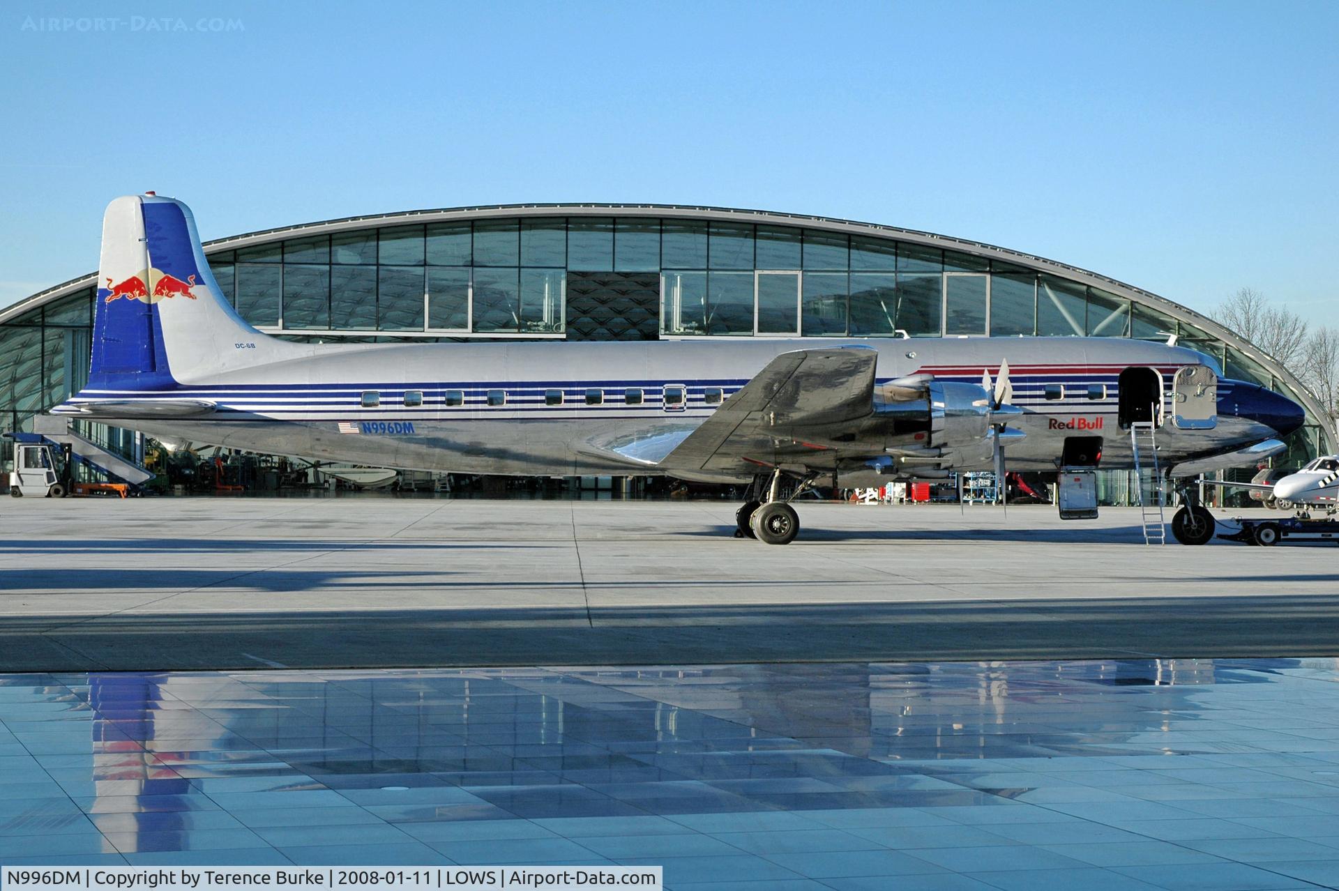 N996DM, 1958 Douglas DC-6B C/N 45563, Red Bull Ramp