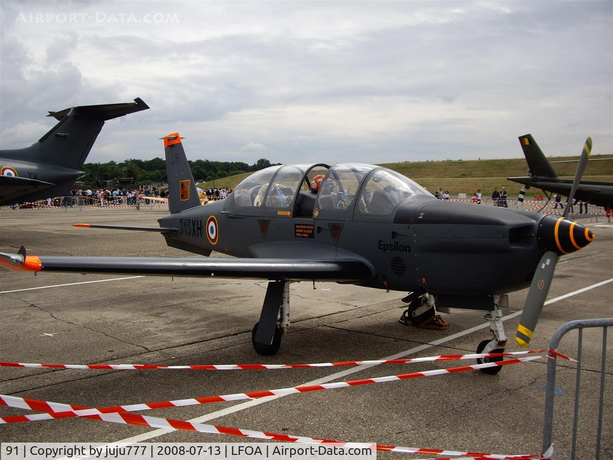 91, Socata TB-30 Epsilon C/N 91, on display at Avord opend-day
