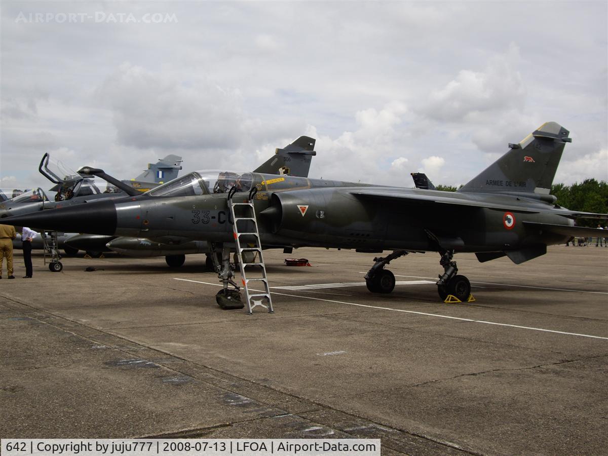 642, Dassault Mirage F.1CR C/N 642, on display at Avord opend-day