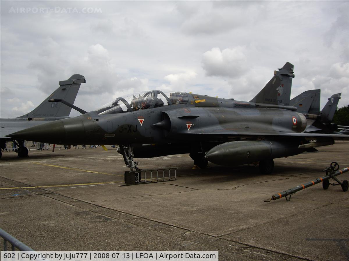 602, Dassault Mirage 2000D C/N 393, on display at Avord opend-day