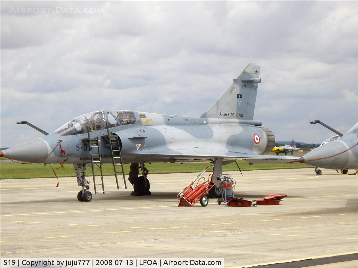 519, Dassault Mirage 2000B C/N 224, on display at Avord opend-day