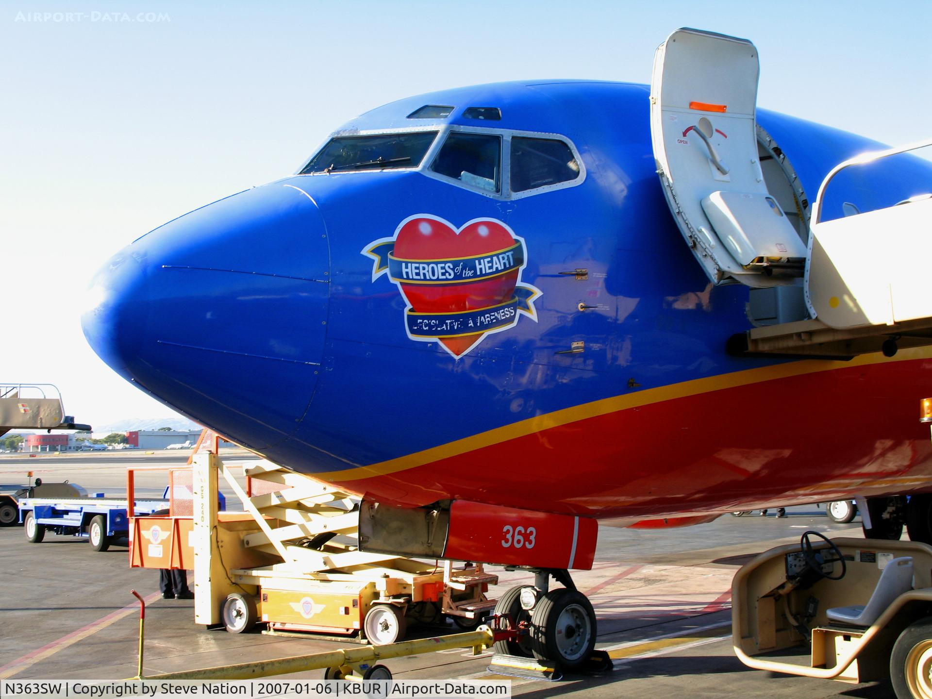 N363SW, 1993 Boeing 737-3H4 C/N 26574, 