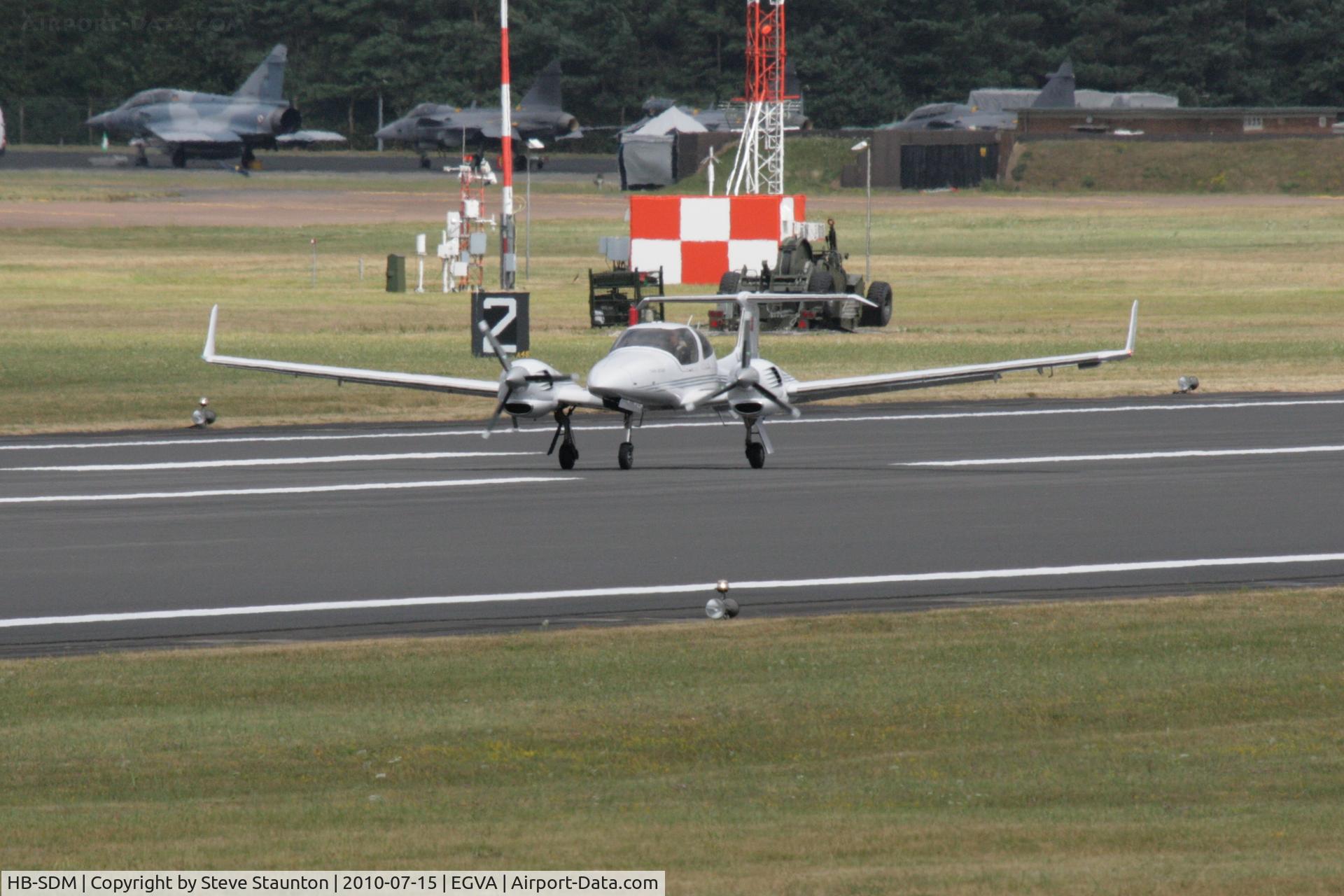 HB-SDM, 2005 Diamond DA-42 Twin Star C/N 42.039, Taken at the Royal International Air Tattoo 2010