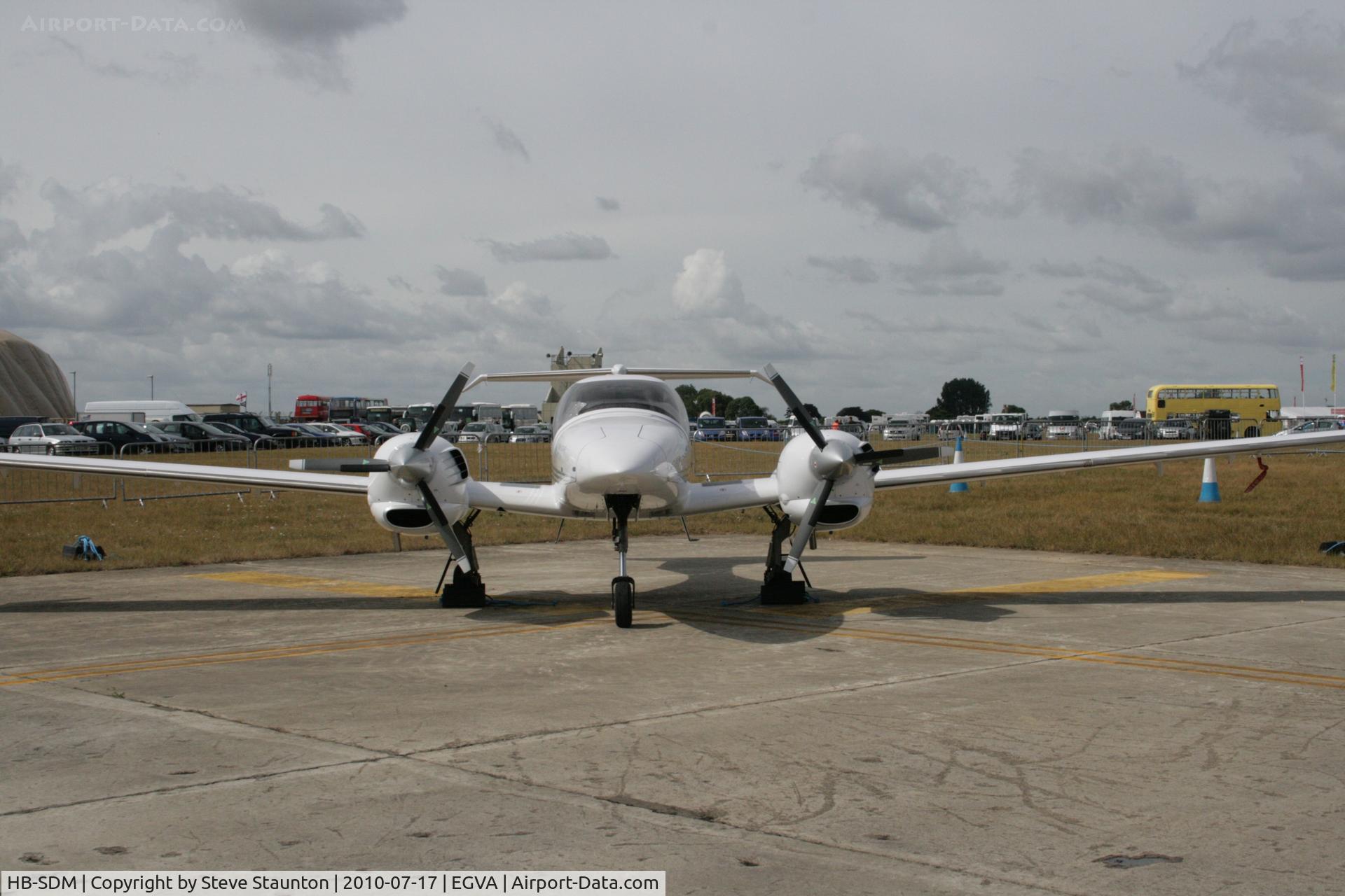 HB-SDM, 2005 Diamond DA-42 Twin Star C/N 42.039, Taken at the Royal International Air Tattoo 2010