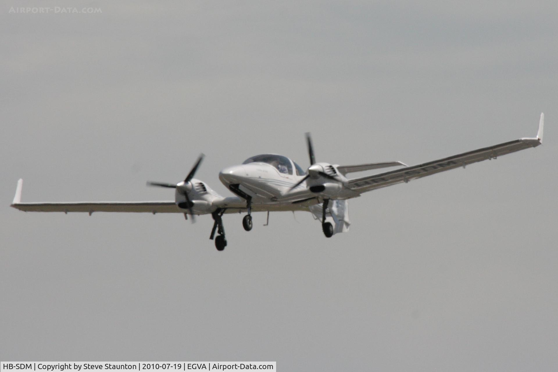 HB-SDM, 2005 Diamond DA-42 Twin Star C/N 42.039, Taken at the Royal International Air Tattoo 2010
