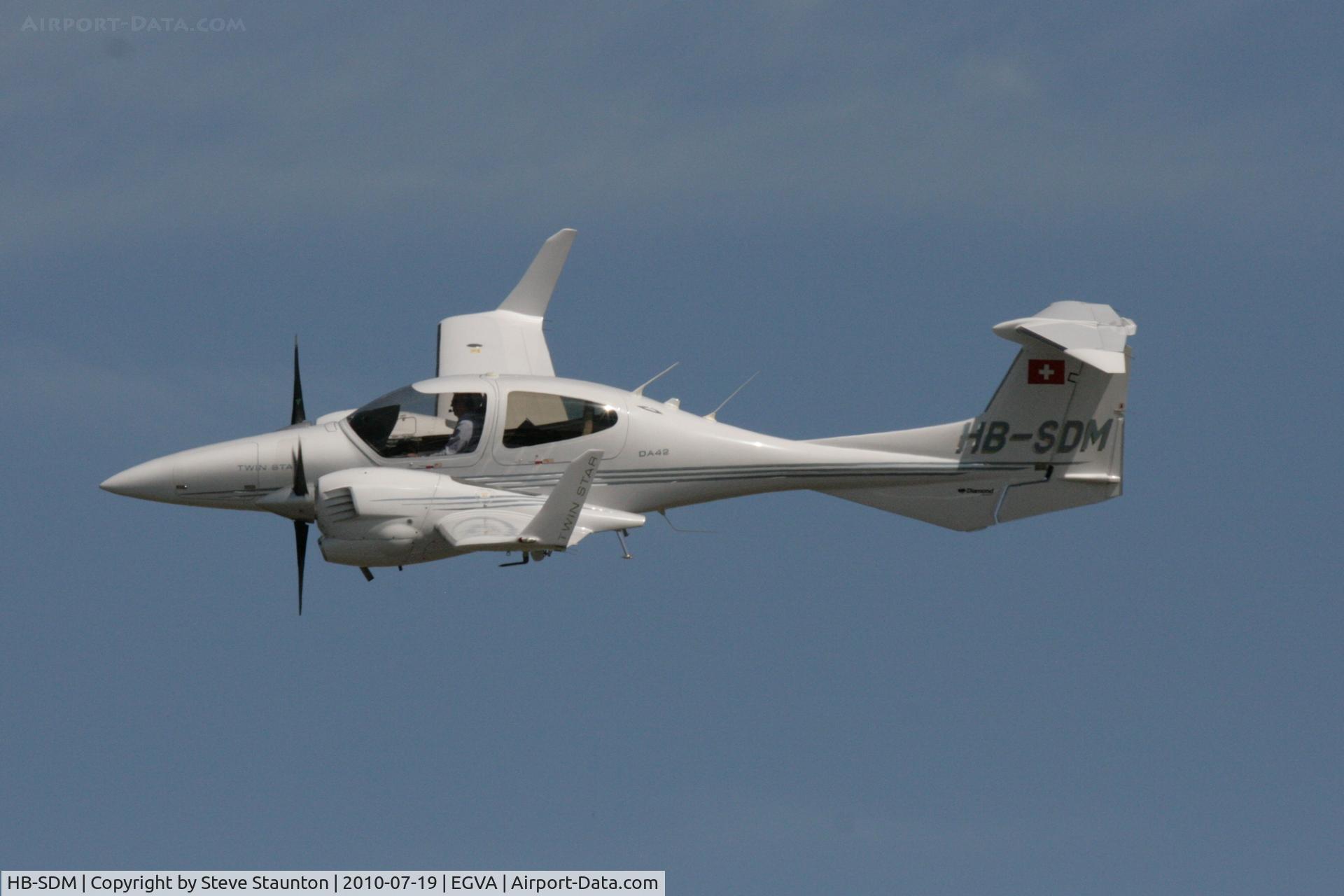 HB-SDM, 2005 Diamond DA-42 Twin Star C/N 42.039, Taken at the Royal International Air Tattoo 2010