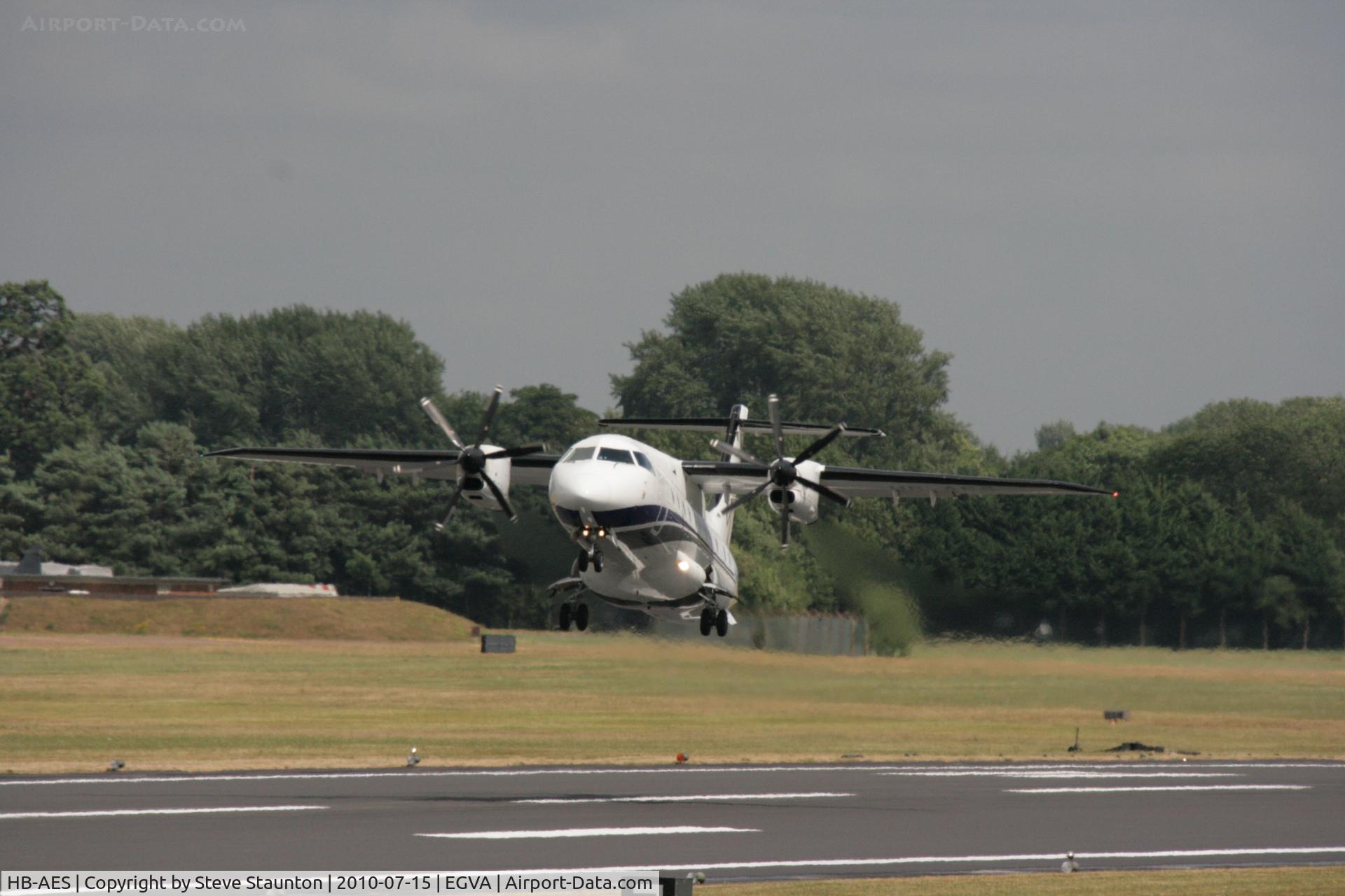 HB-AES, 1995 Dornier 328-110 C/N 3021, Taken at the Royal International Air Tattoo 2010