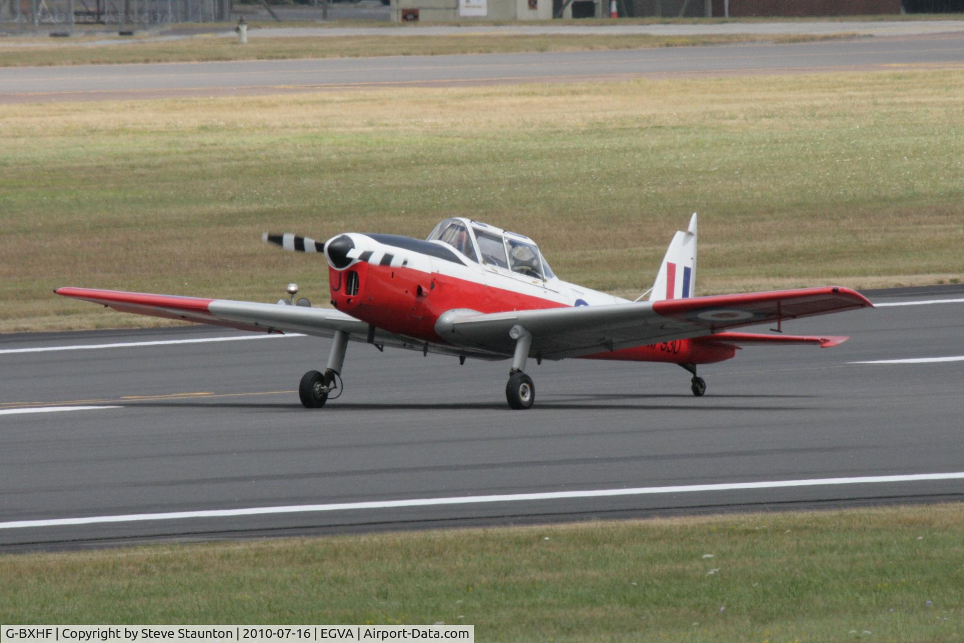 G-BXHF, 1953 De Havilland DHC-1 Chipmunk T.10 C/N C1/0808, Taken at the Royal International Air Tattoo 2010