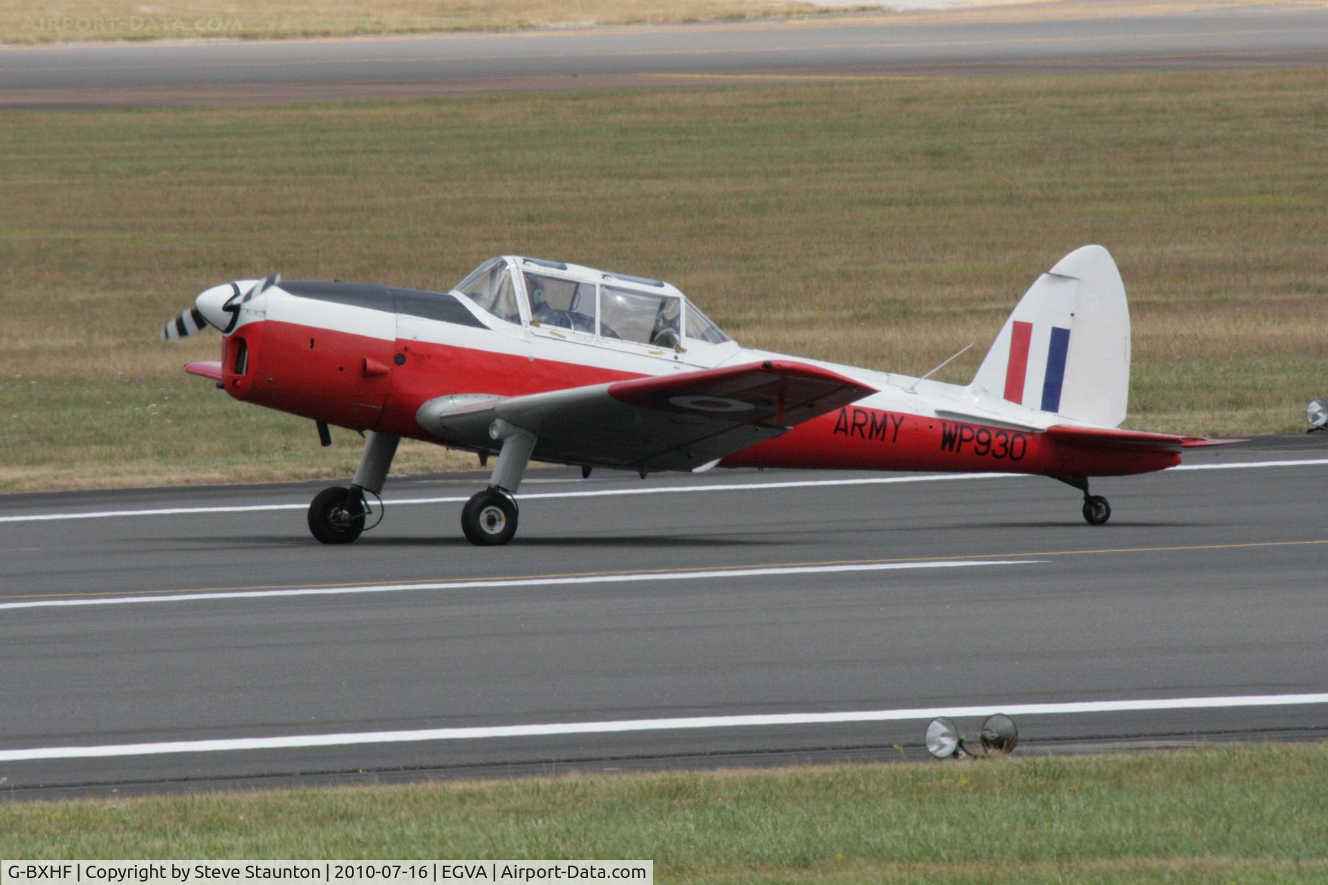 G-BXHF, 1953 De Havilland DHC-1 Chipmunk T.10 C/N C1/0808, Taken at the Royal International Air Tattoo 2010