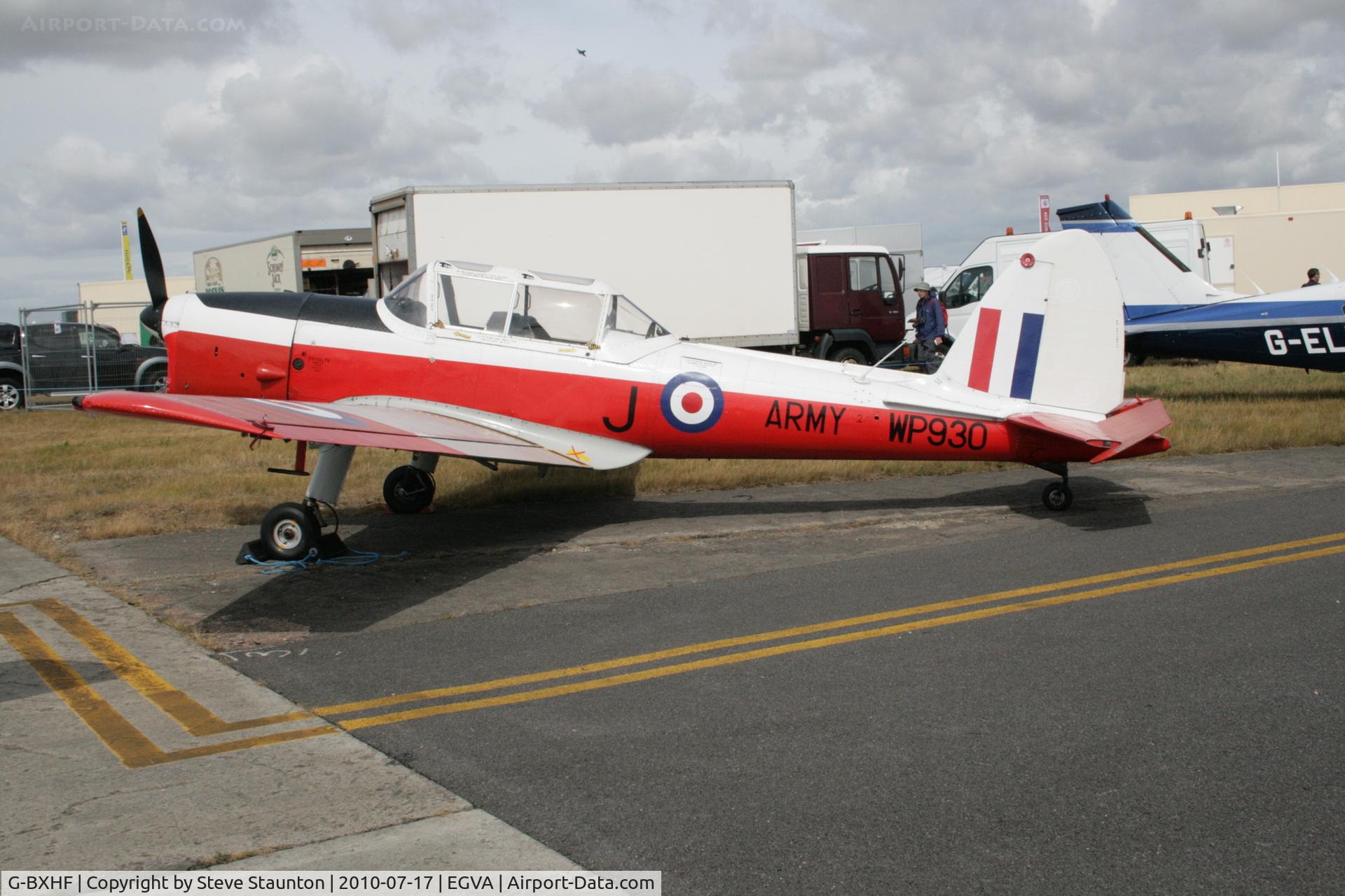 G-BXHF, 1953 De Havilland DHC-1 Chipmunk T.10 C/N C1/0808, Taken at the Royal International Air Tattoo 2010