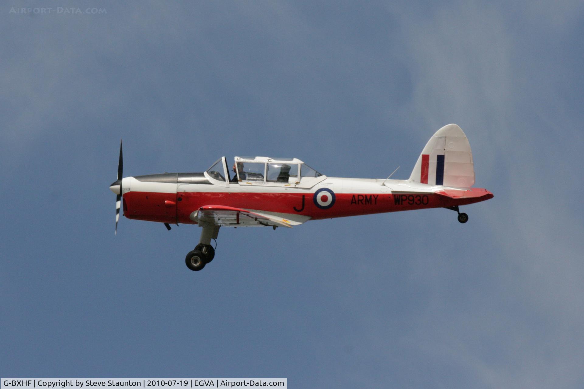 G-BXHF, 1953 De Havilland DHC-1 Chipmunk T.10 C/N C1/0808, Taken at the Royal International Air Tattoo 2010