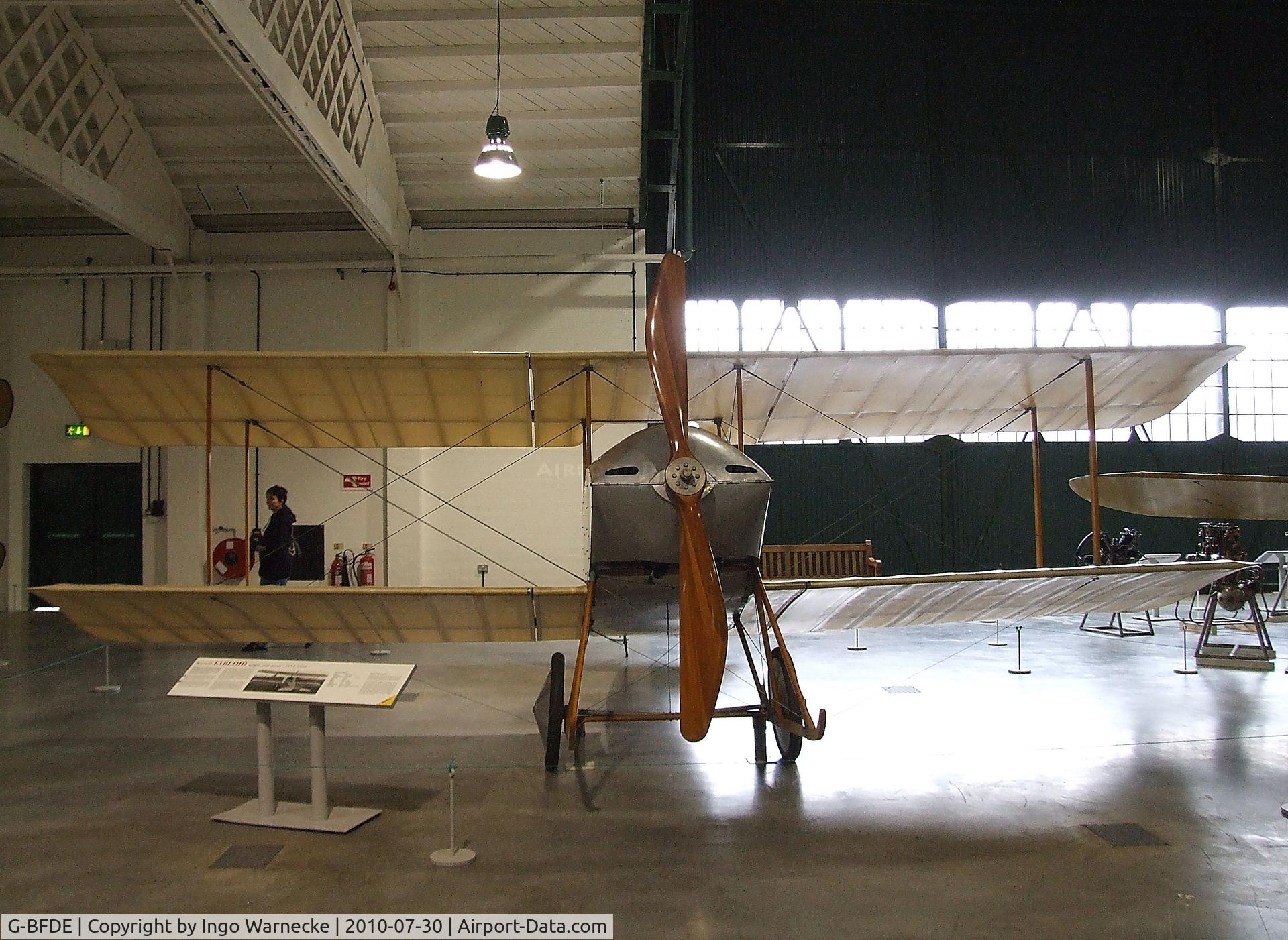 G-BFDE, 1981 Sopwith Tabloid Replica C/N PFA 67-10186, Sopwith Tabloid Replica at the RAF Museum, Hendon