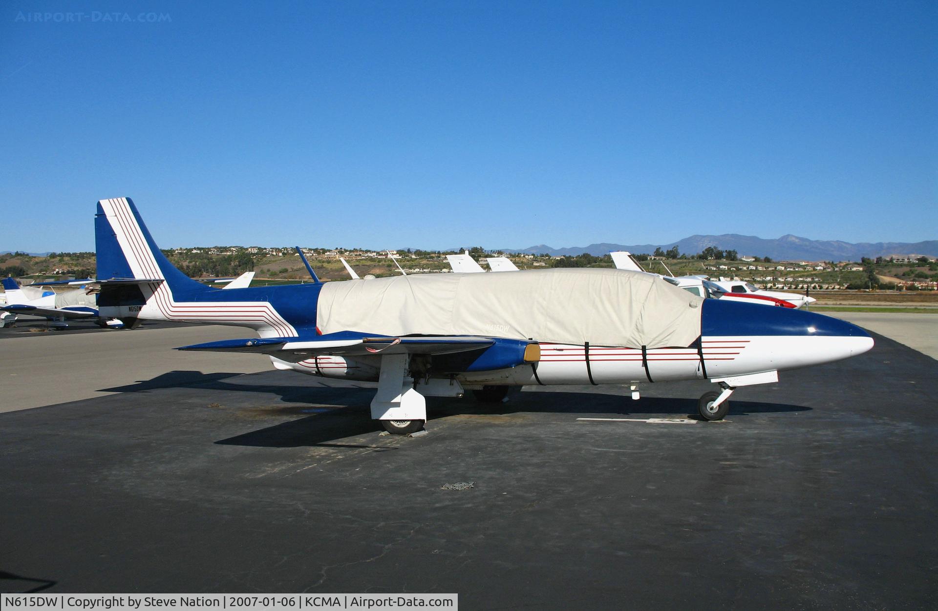N615DW, 1970 PZL-Mielec TS-11 Iskra C/N 1H0502, D&J Aircraft 1970 TS-11 Iskra at home base (with cover on canopy)