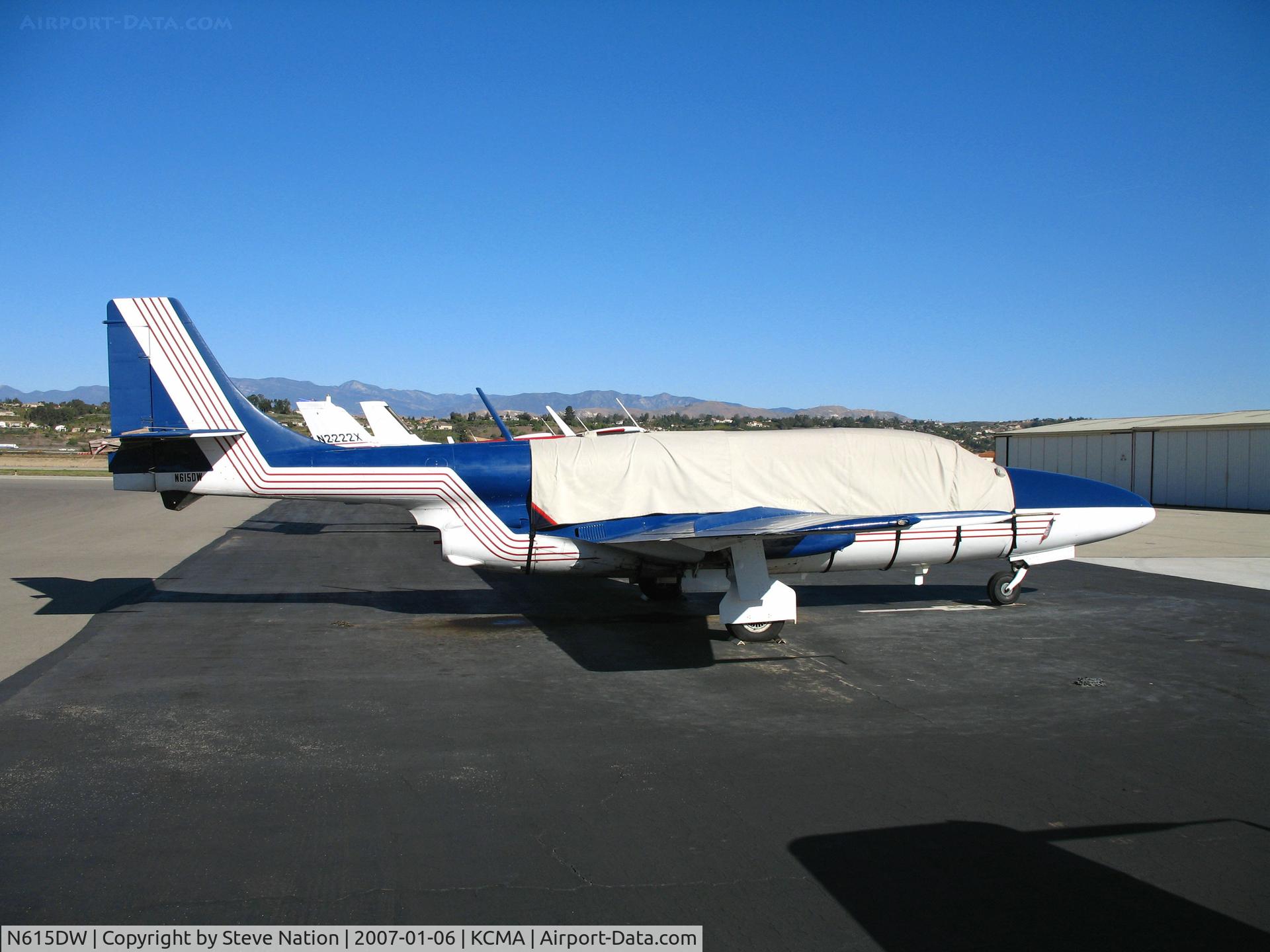 N615DW, 1970 PZL-Mielec TS-11 Iskra C/N 1H0502, D&J Aircraft 1970 TS-11 Iskra at home base (with cover on canopy)