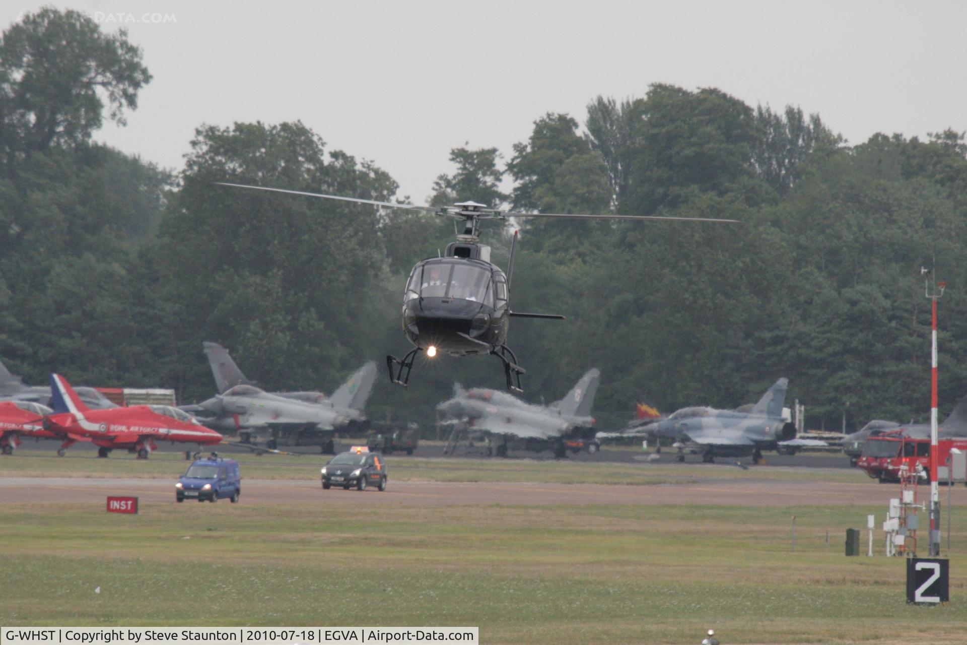 G-WHST, 1996 Eurocopter AS-350B-2 Ecureuil Ecureuil C/N 2915, Taken at the Royal International Air Tattoo 2010